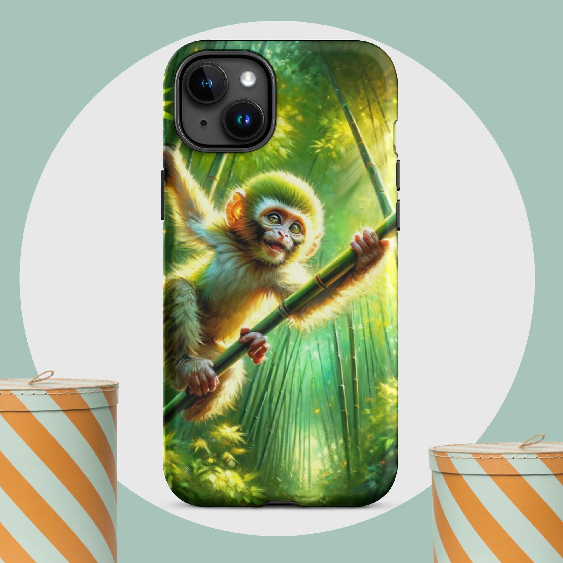 The Hologram Hook Up Matte / iPhone 15 Plus Monkey Tough Case for iPhone®