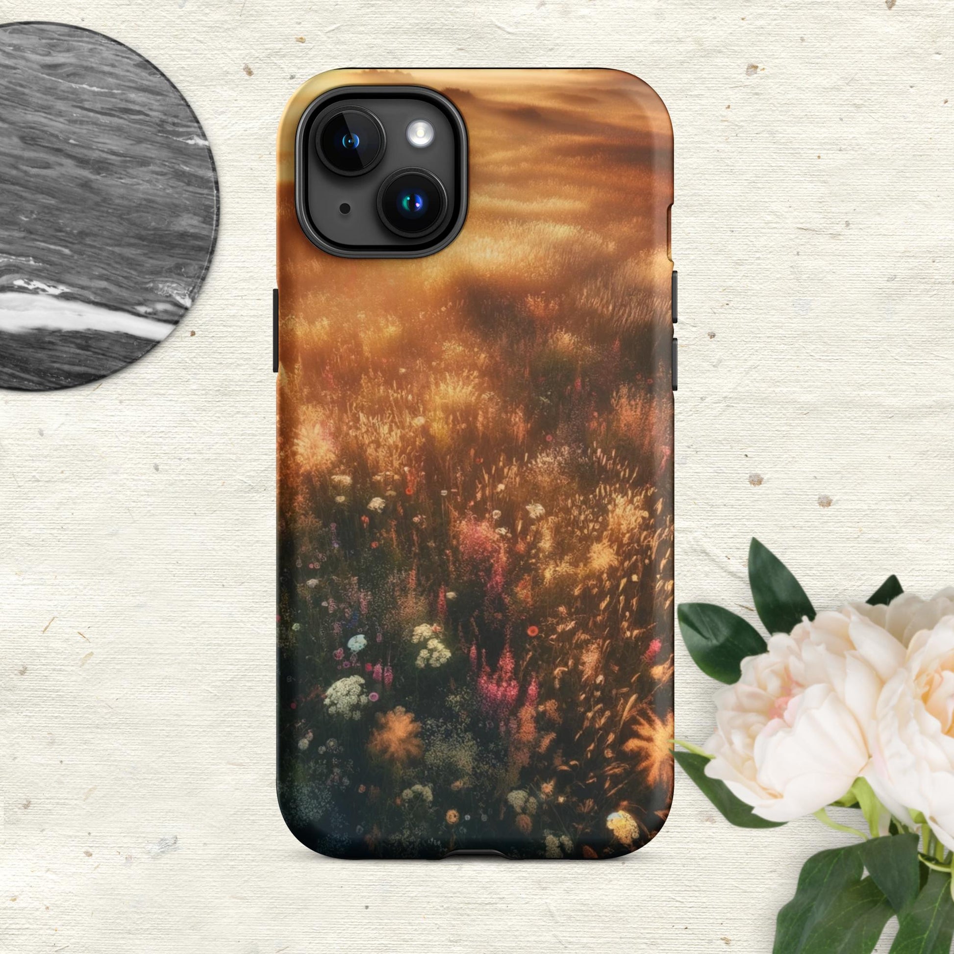 The Hologram Hook Up Matte / iPhone 15 Plus Morning Meadows Tough Case for iPhone®