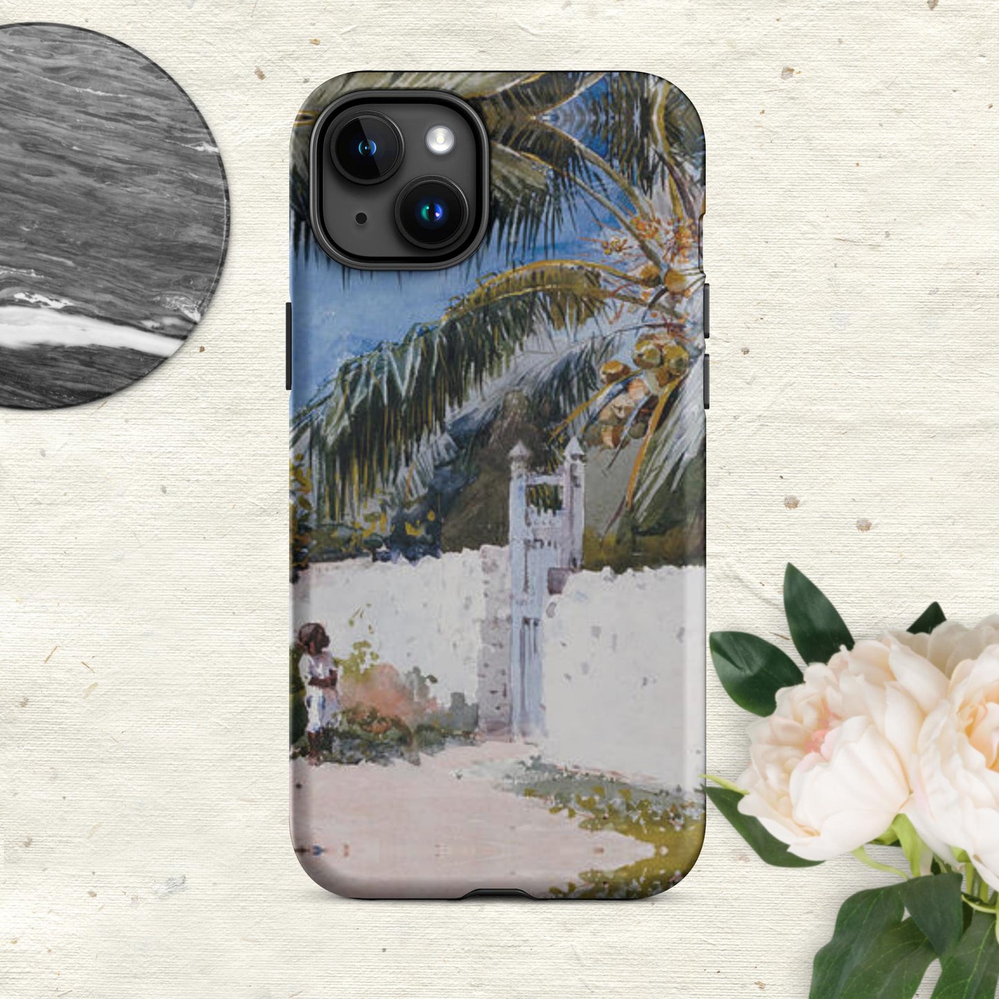 The Hologram Hook Up Matte / iPhone 15 Plus Nassau Garden Tough Case for iPhone®