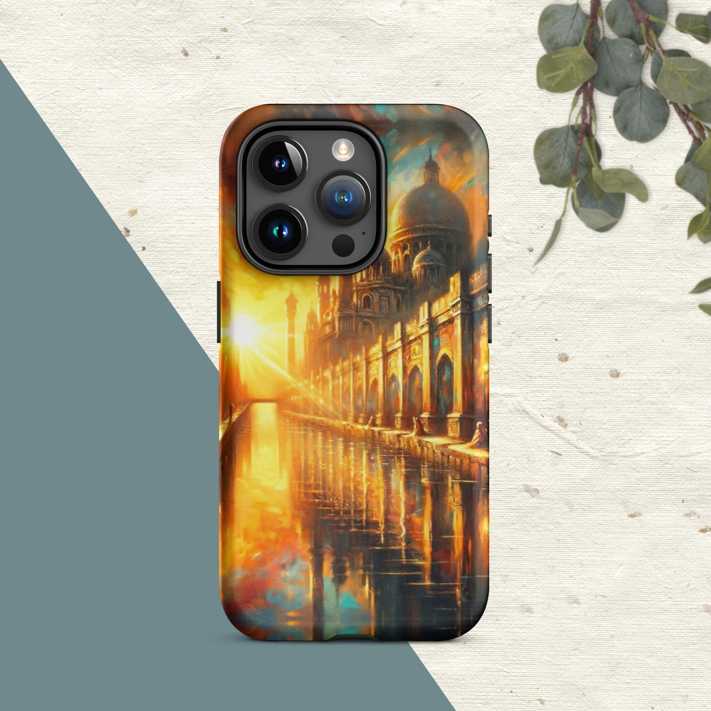 The Hologram Hook Up Matte / iPhone 15 Pro Ancient Trade Tough Case for iPhone®