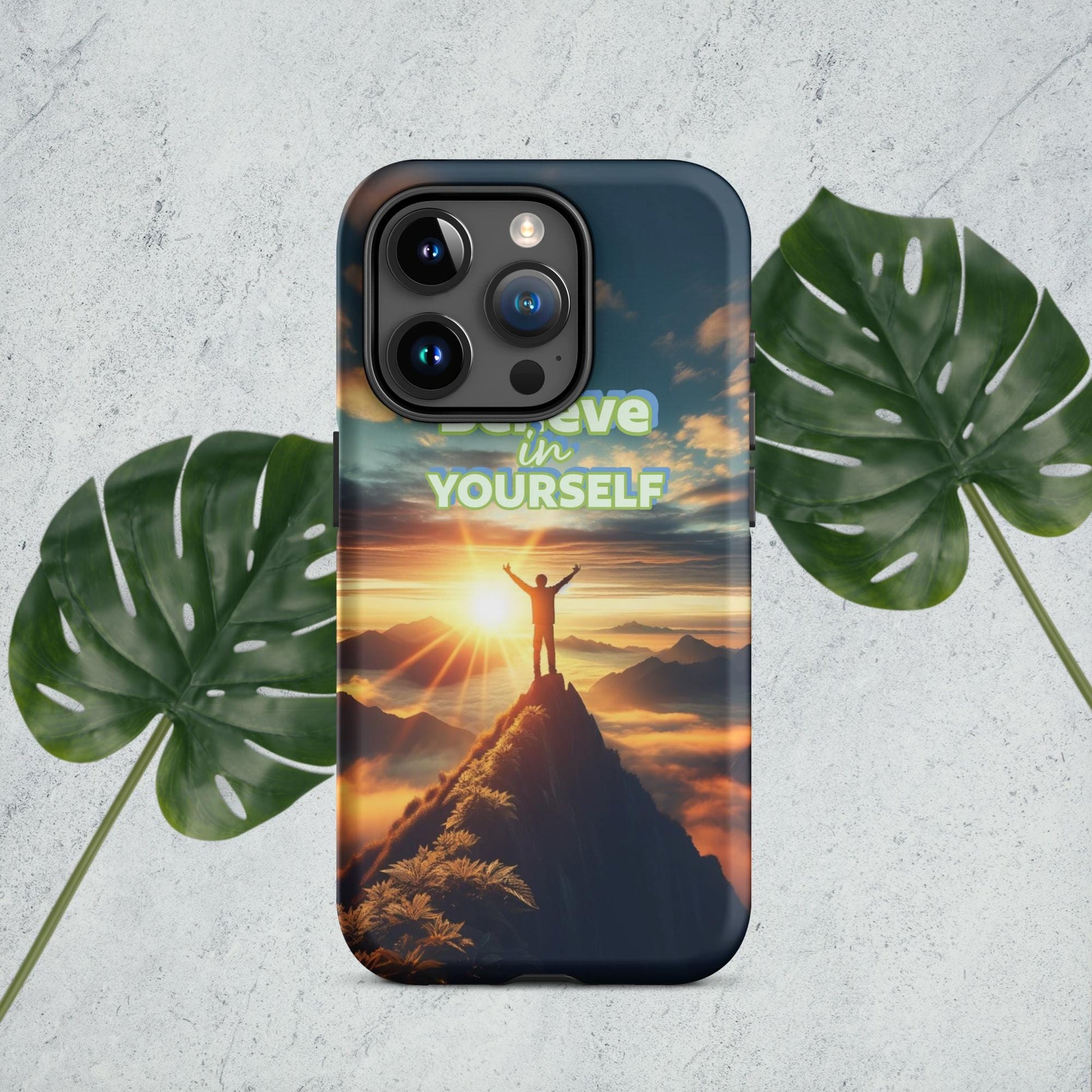 Trendyguard Matte / iPhone 15 Pro Believe In Yourself Tough Case for iPhone®