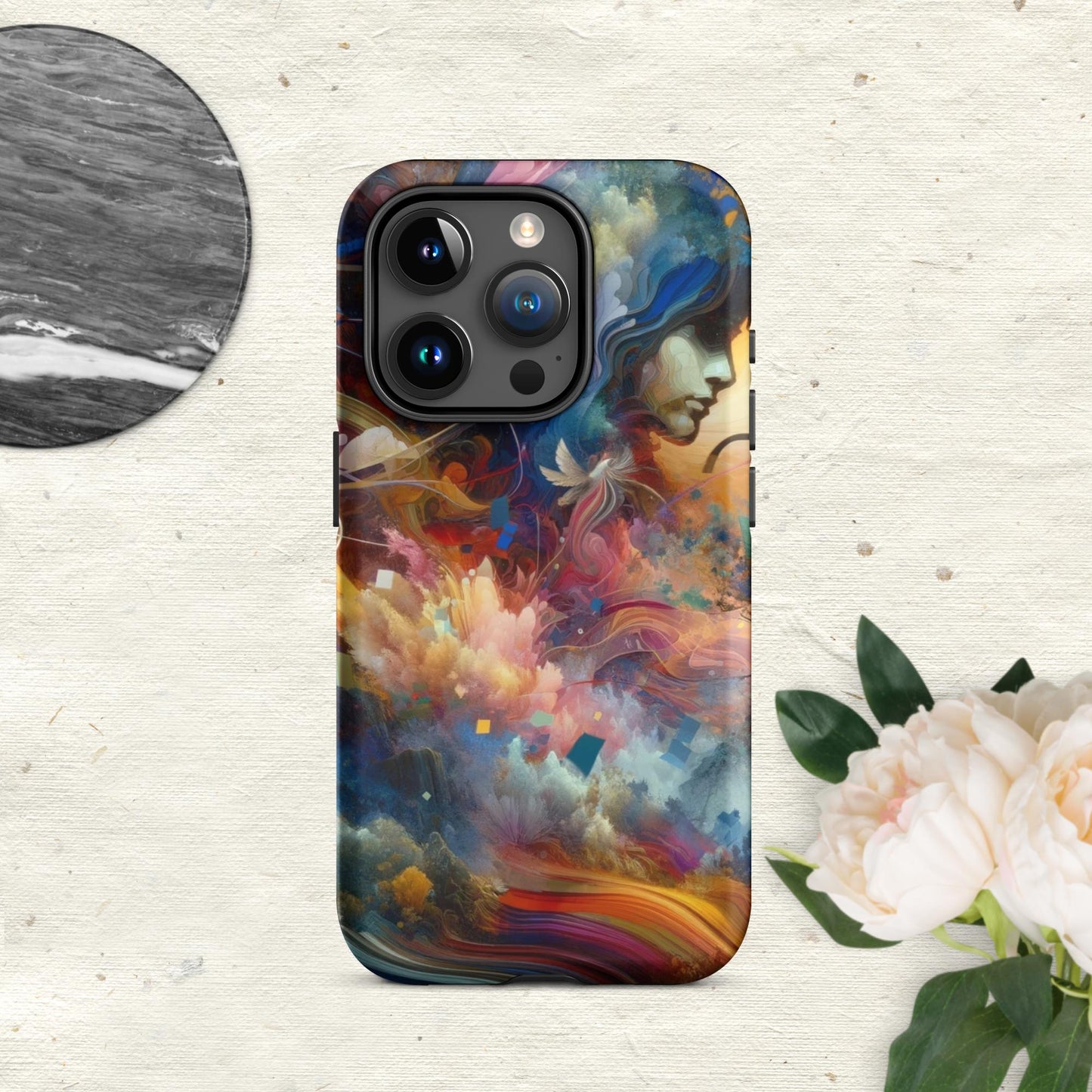 The Hologram Hook Up Matte / iPhone 15 Pro Blossoming Mind Tough Case for iPhone®