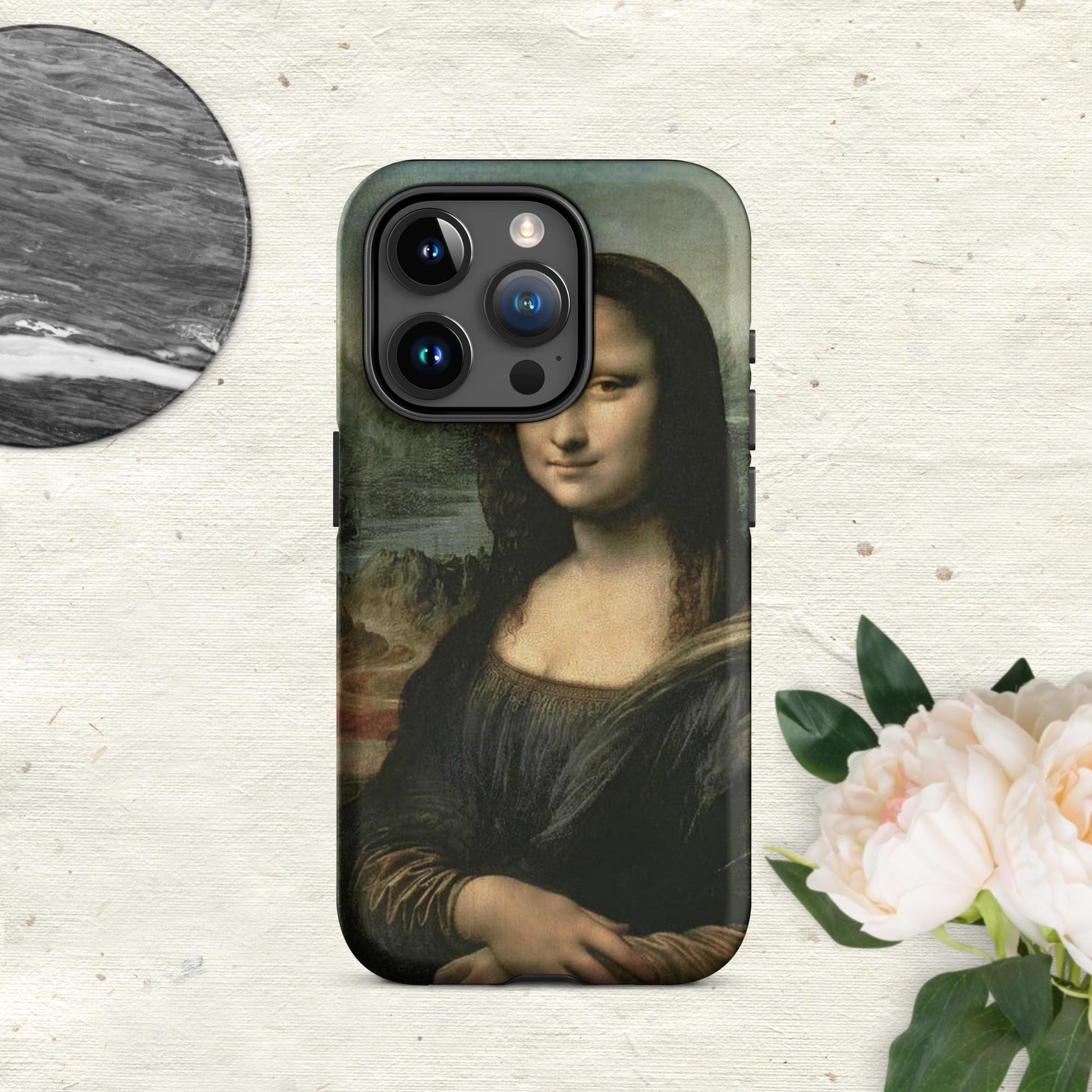 The Hologram Hook Up Matte / iPhone 15 Pro Girl Named Mona Tough Case for iPhone®