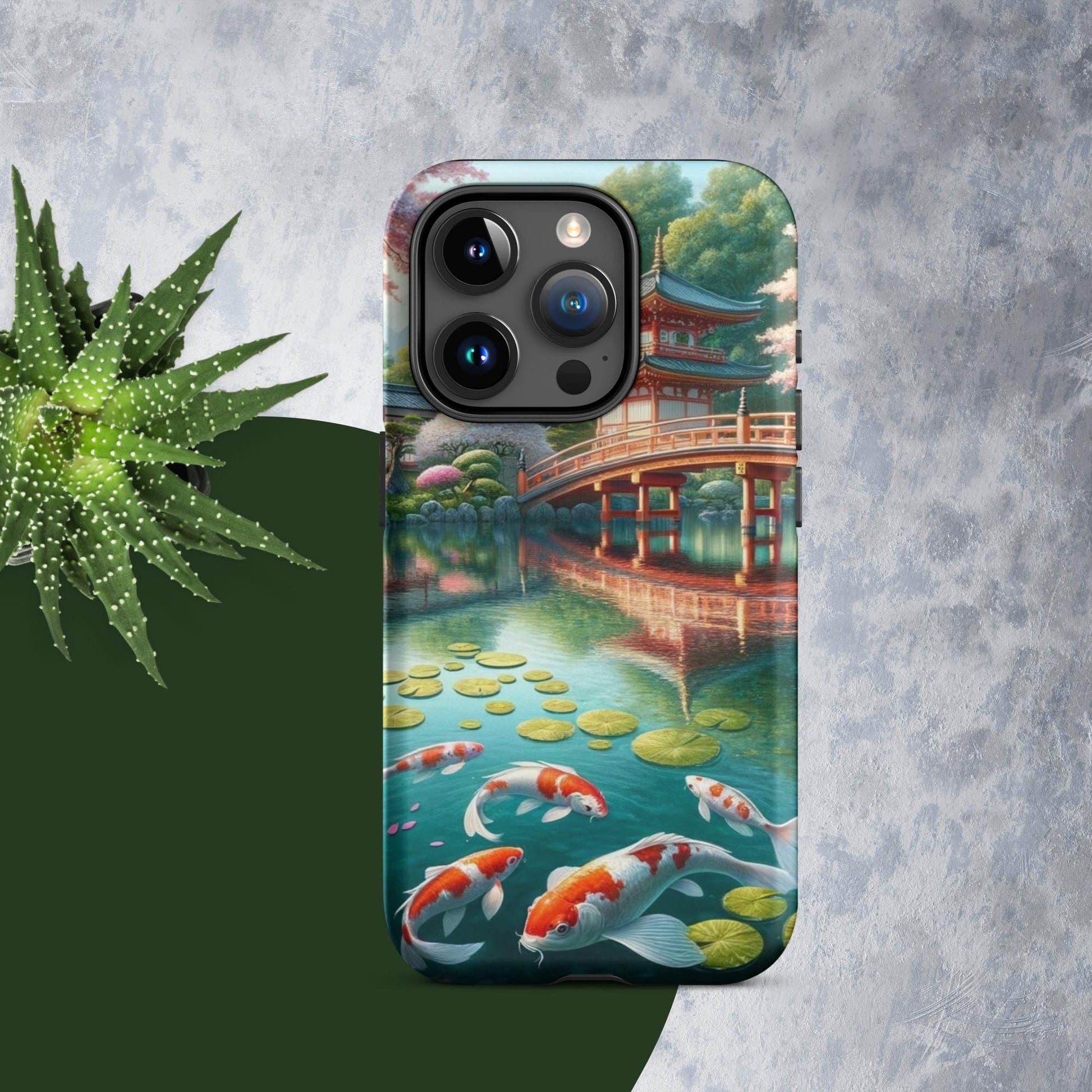 The Hologram Hook Up Matte / iPhone 15 Pro Koi Paradise Tough Case for iPhone®