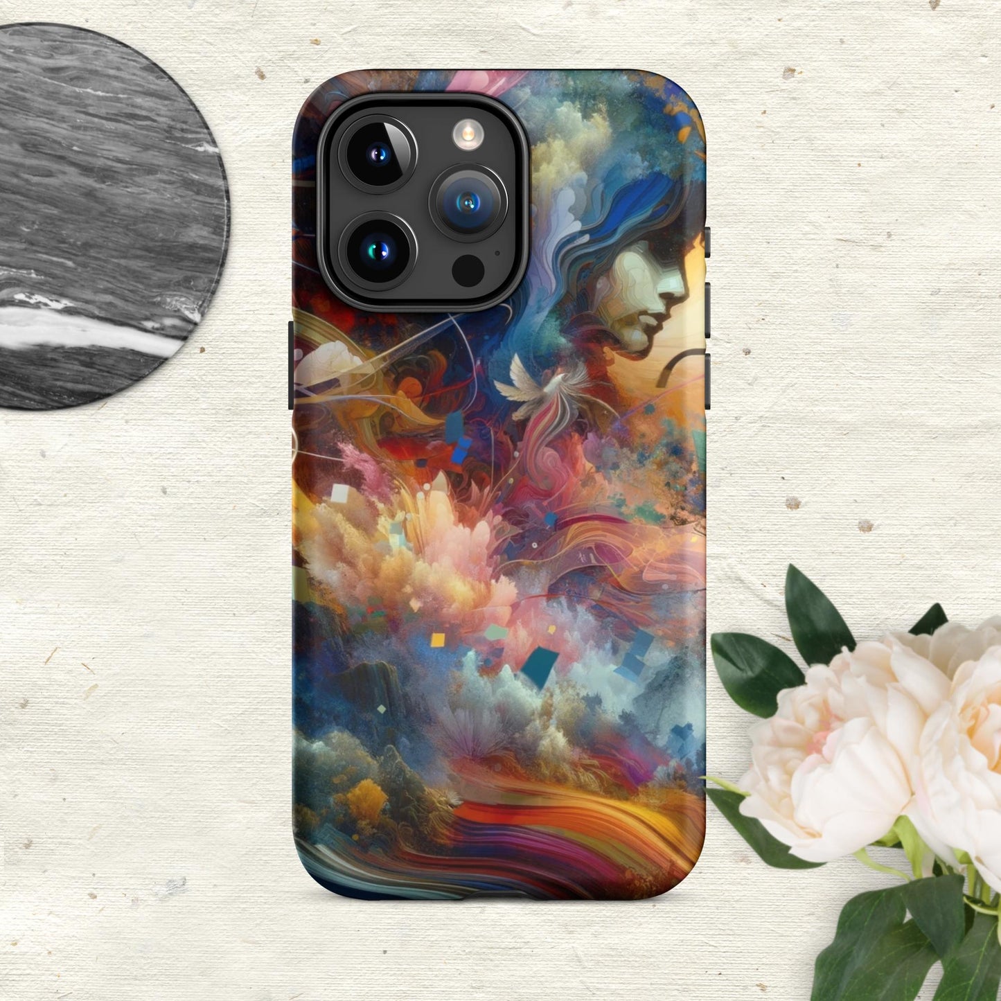 The Hologram Hook Up Matte / iPhone 15 Pro Max Blossoming Mind Tough Case for iPhone®