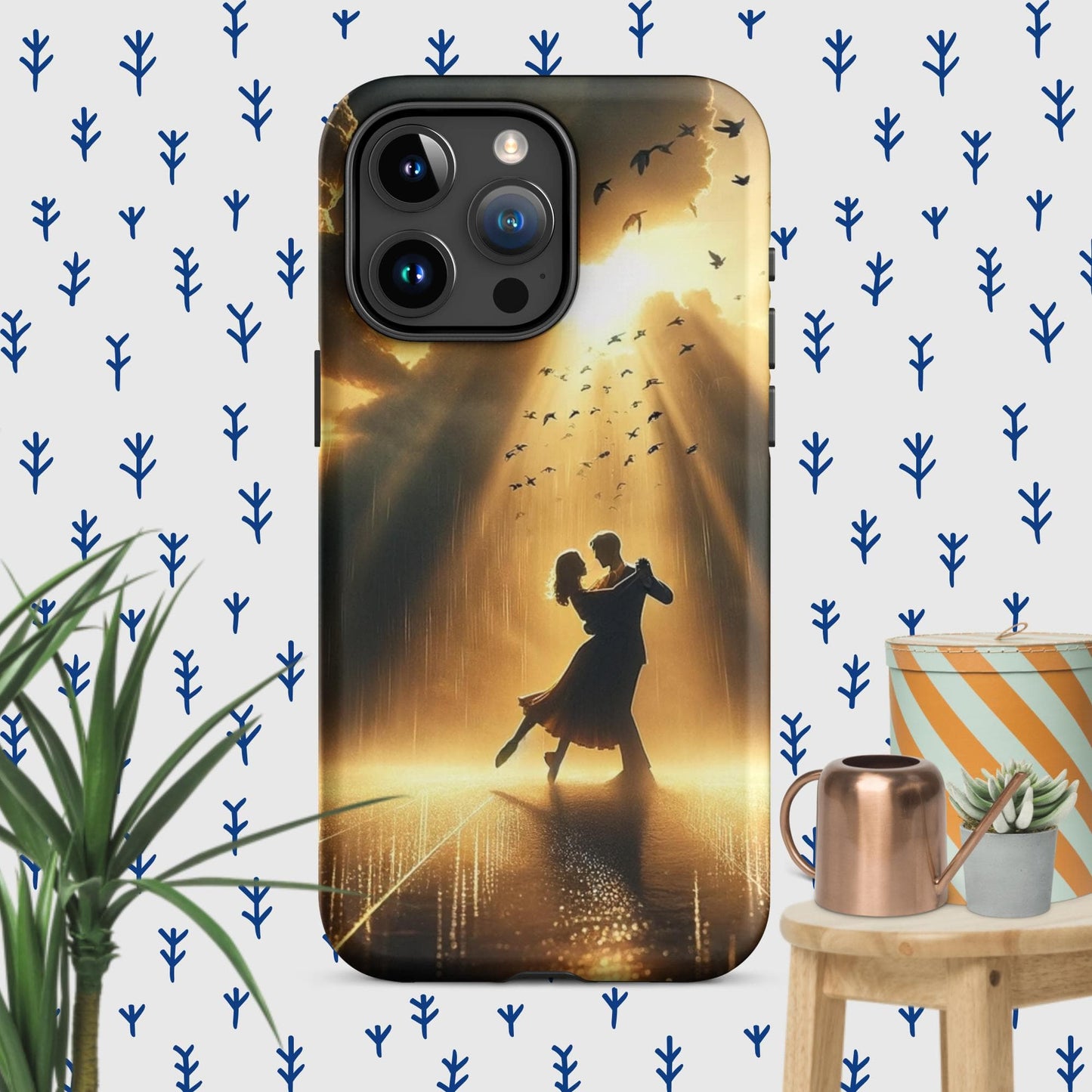 The Hologram Hook Up Matte / iPhone 15 Pro Max Rain Dance Tough Case for iPhone®