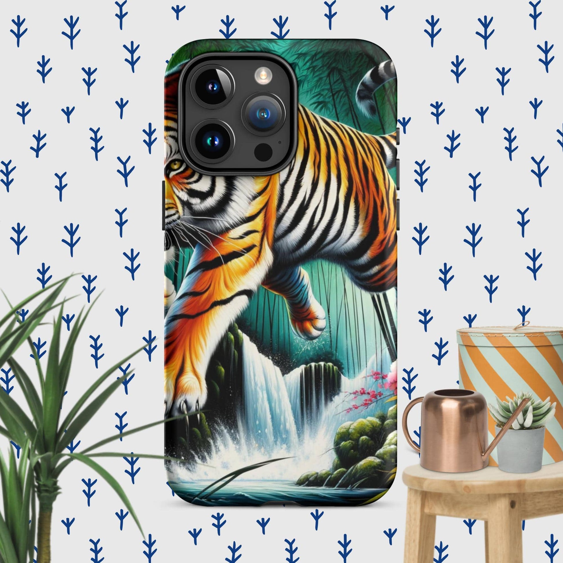 The Hologram Hook Up Matte / iPhone 15 Pro Max Tiger Tough Case for iPhone®