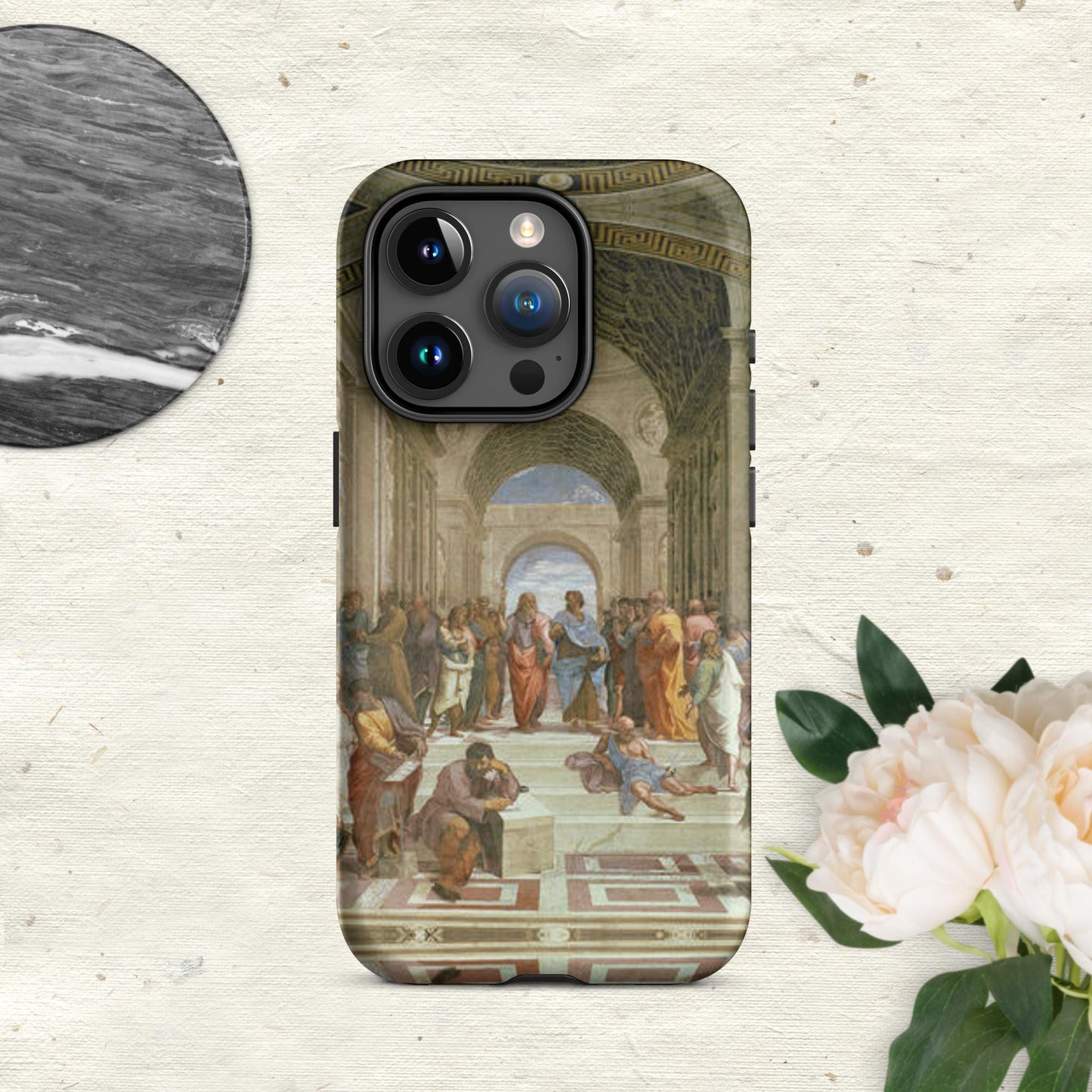 The Hologram Hook Up Matte / iPhone 15 Pro Reflections of Athens Tough Case for iPhone®