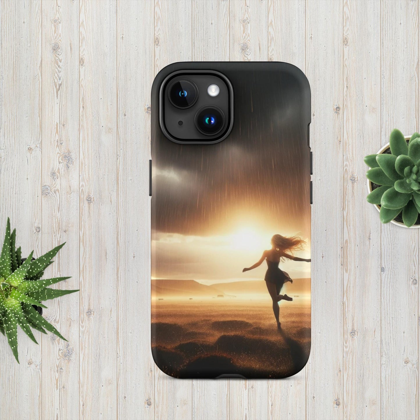 The Hologram Hook Up Matte / iPhone 15 Rain Dancer Tough Case for iPhone®