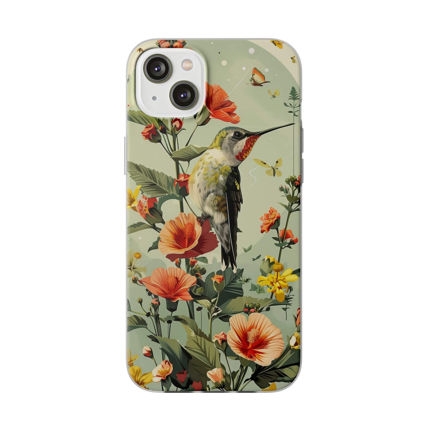 Printify Phone Case iPhone 14 Plus Summer Spring Bird Flexi Cases