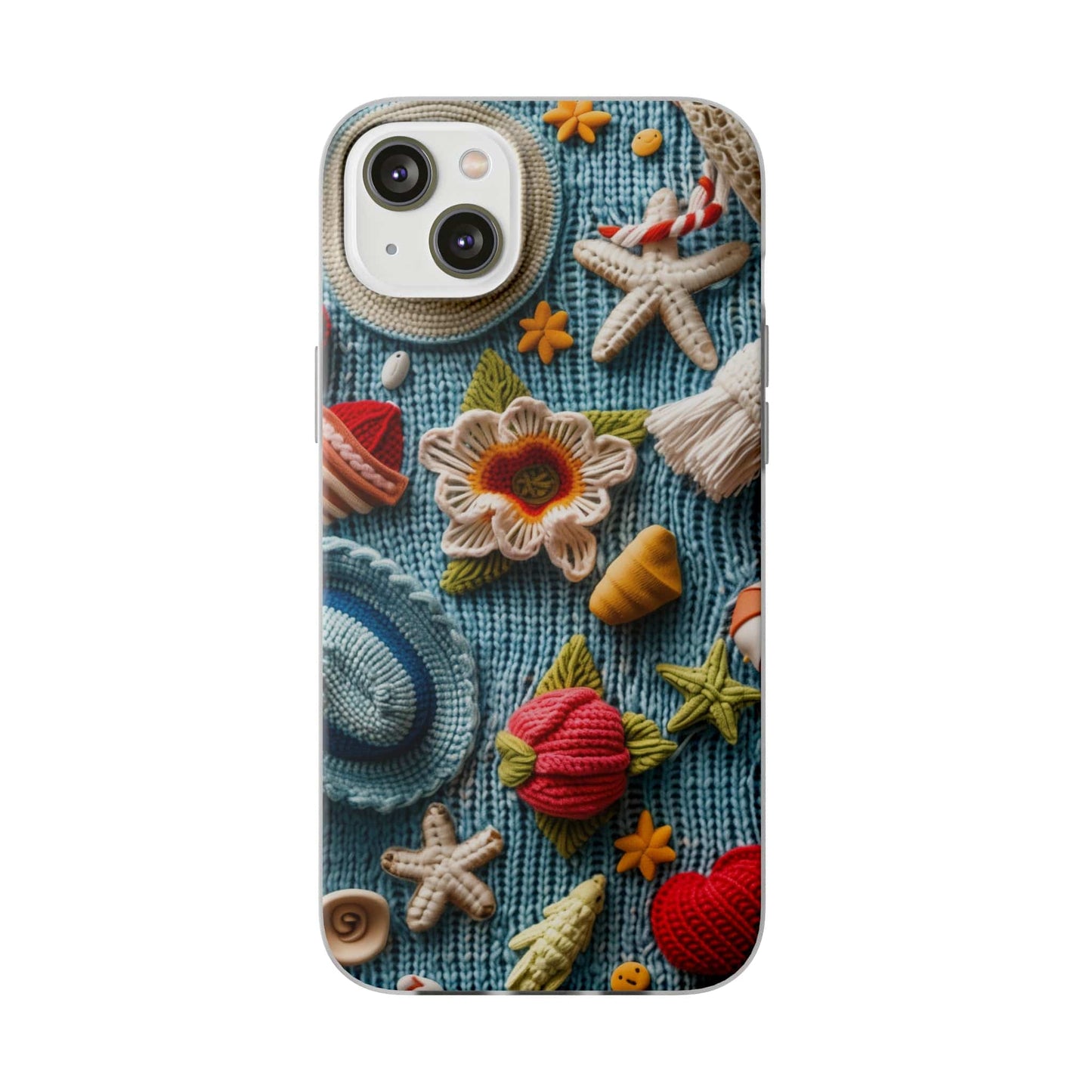 Printify Phone Case iPhone 14 Plus with gift packaging Woven Summer Vibes Flexi Cases