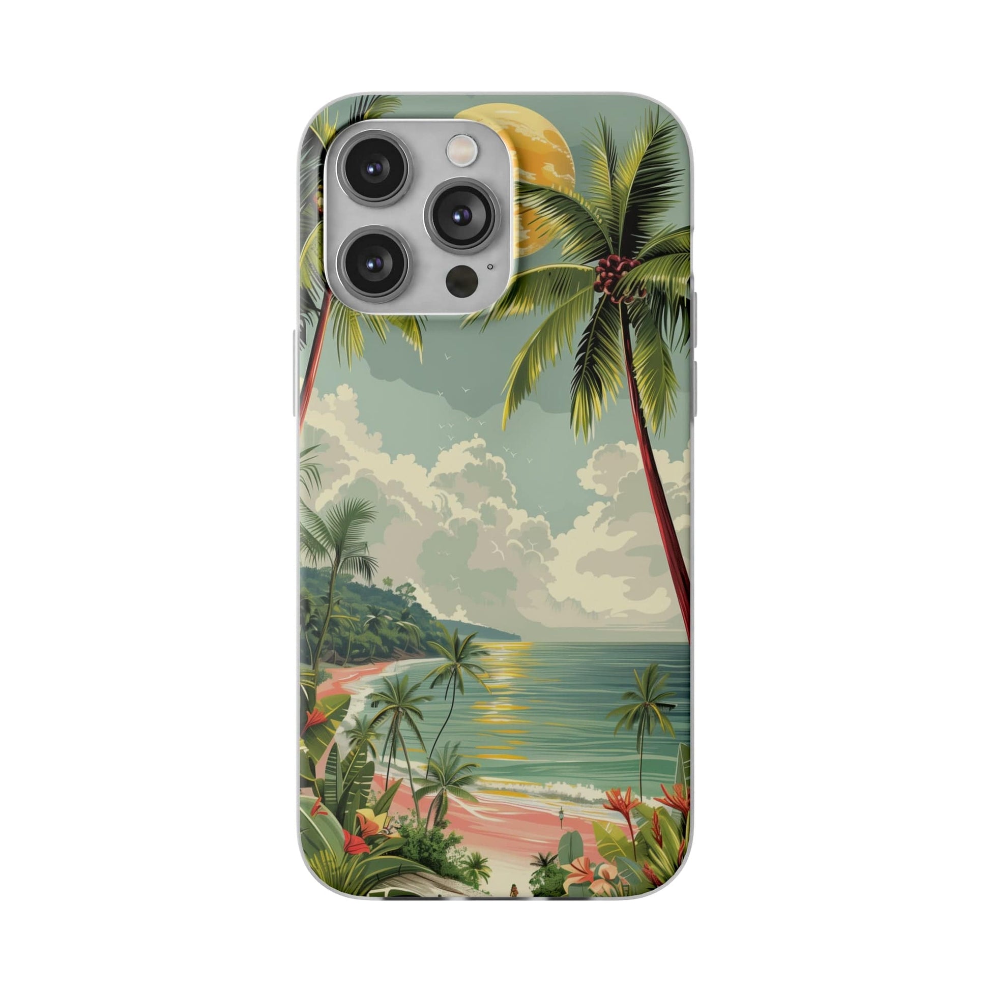 Printify Phone Case iPhone 14 Pro Max Summer Beach Vibes Flexi Cases