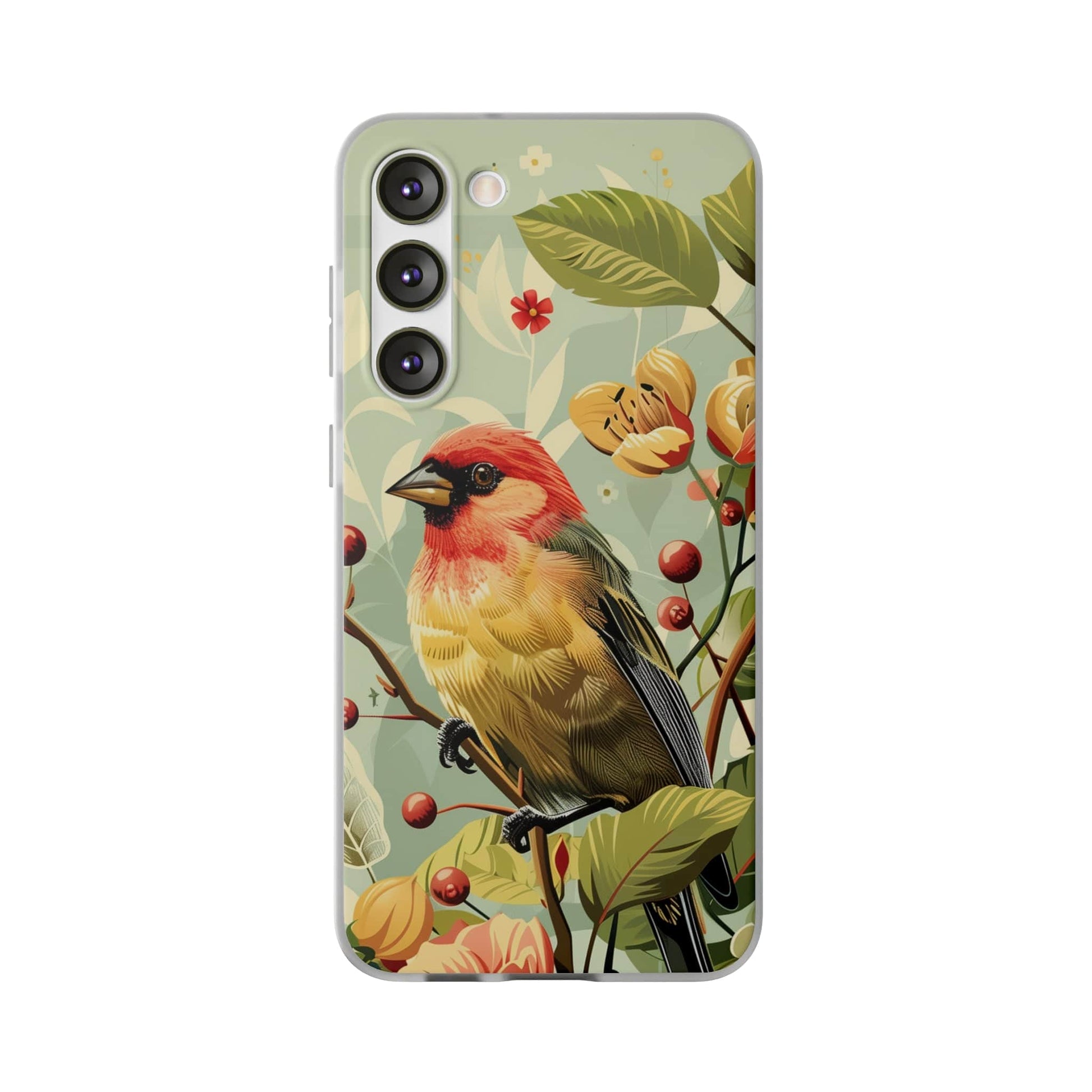 Printify Phone Case Samsung Galaxy S23 Plus Summer Spring Bird Flexi Cases