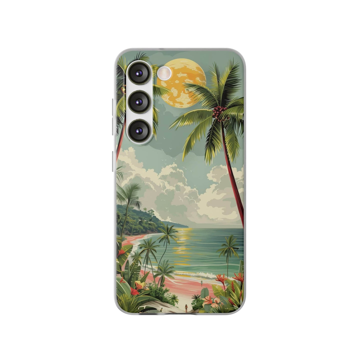 Printify Phone Case Samsung Galaxy S23 Summer Beach Vibes Flexi Cases