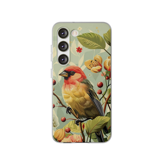 Printify Phone Case Samsung Galaxy S23 Summer Spring Bird Flexi Cases