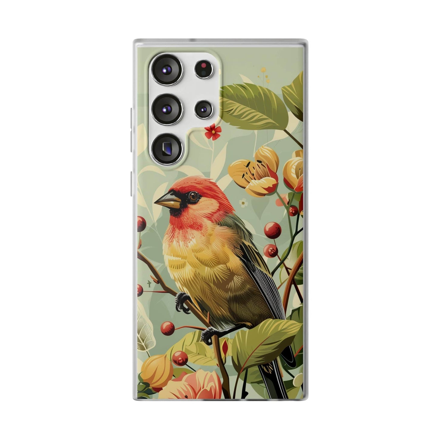 Printify Phone Case Samsung Galaxy S23 Ultra Summer Spring Bird Flexi Cases