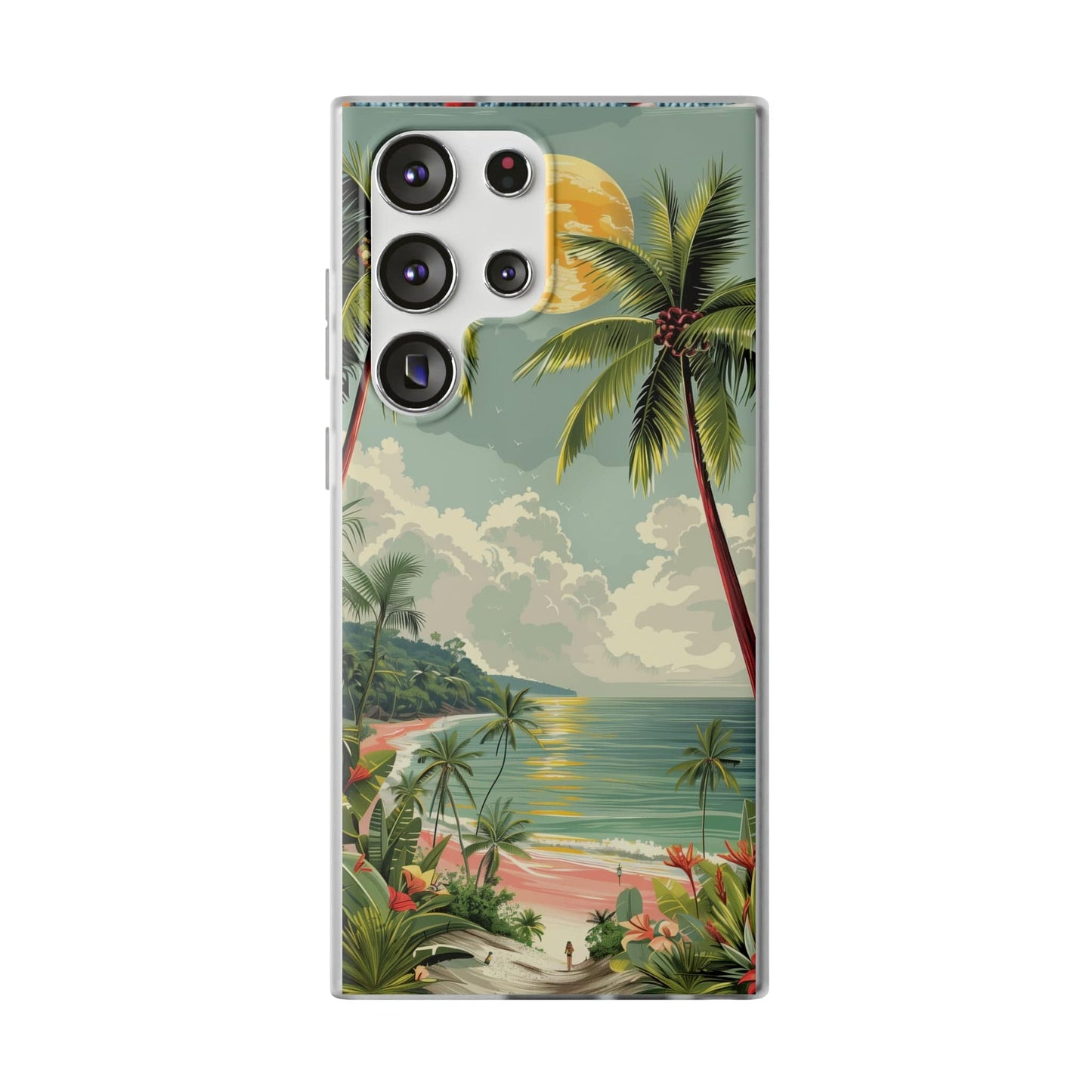 Printify Phone Case Samsung Galaxy S23 Ultra with gift packaging Summer Beach Vibes Flexi Cases