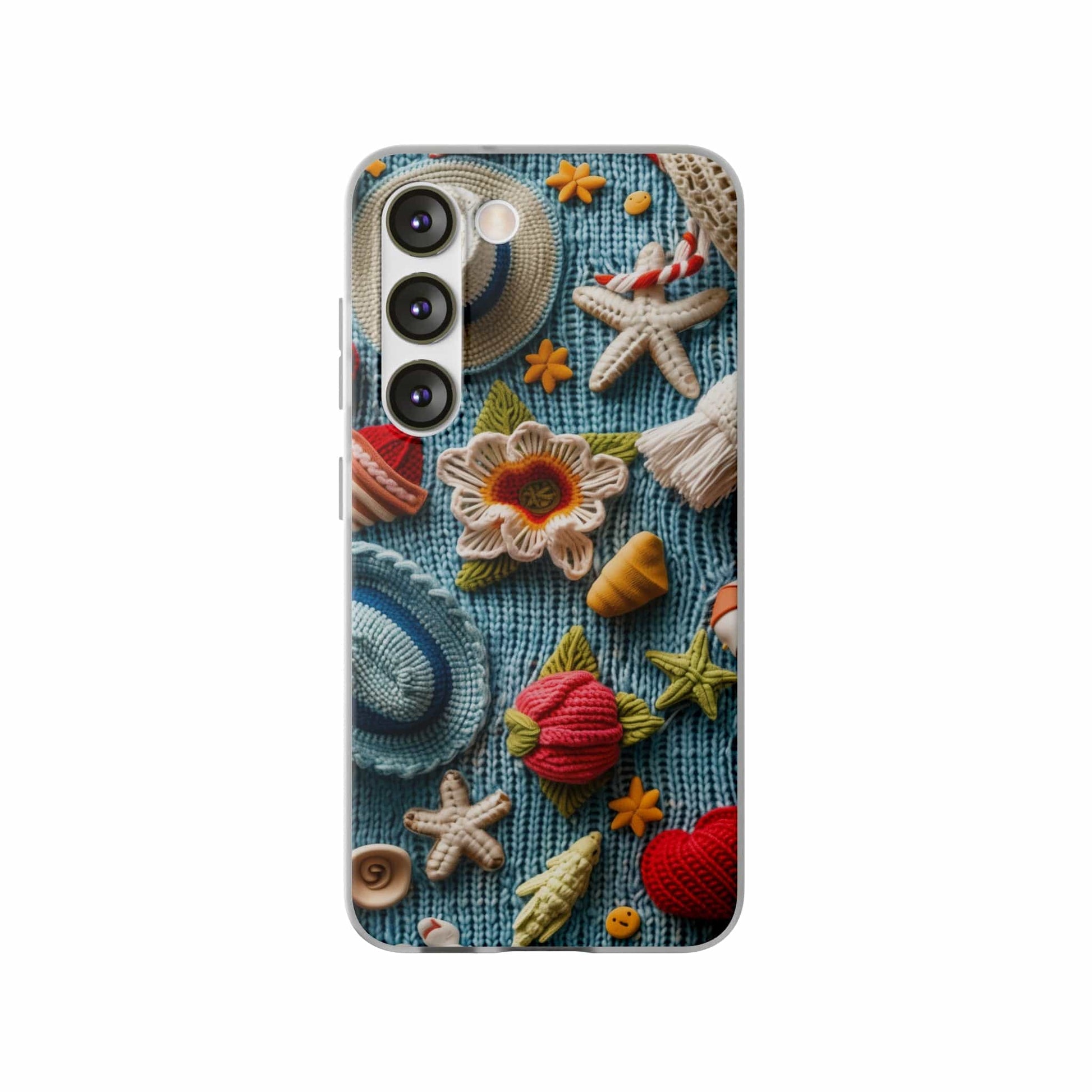 Printify Phone Case Samsung Galaxy S23 Woven Summer Vibes Flexi Cases