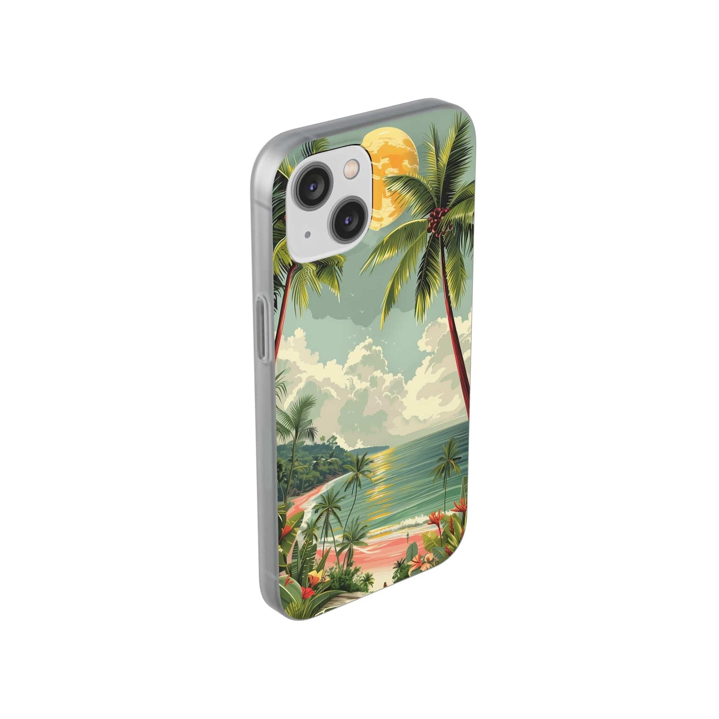 Printify Phone Case Summer Beach Vibes Flexi Cases