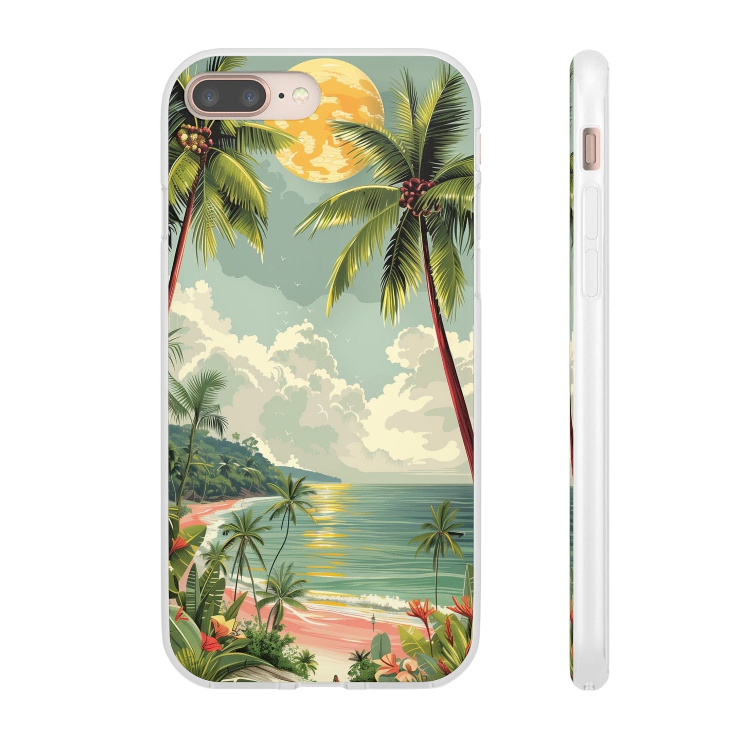 Printify Phone Case Summer Beach Vibes Flexi Cases