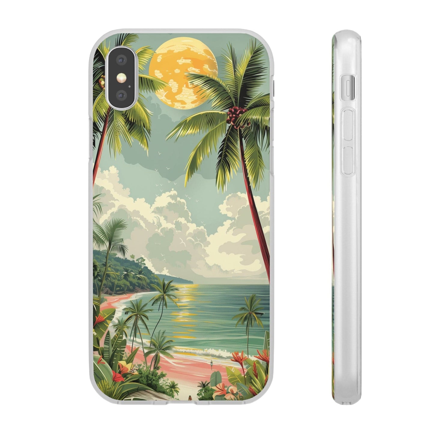 Printify Phone Case Summer Beach Vibes Flexi Cases