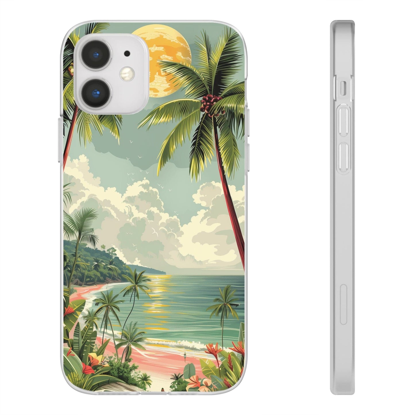 Printify Phone Case Summer Beach Vibes Flexi Cases