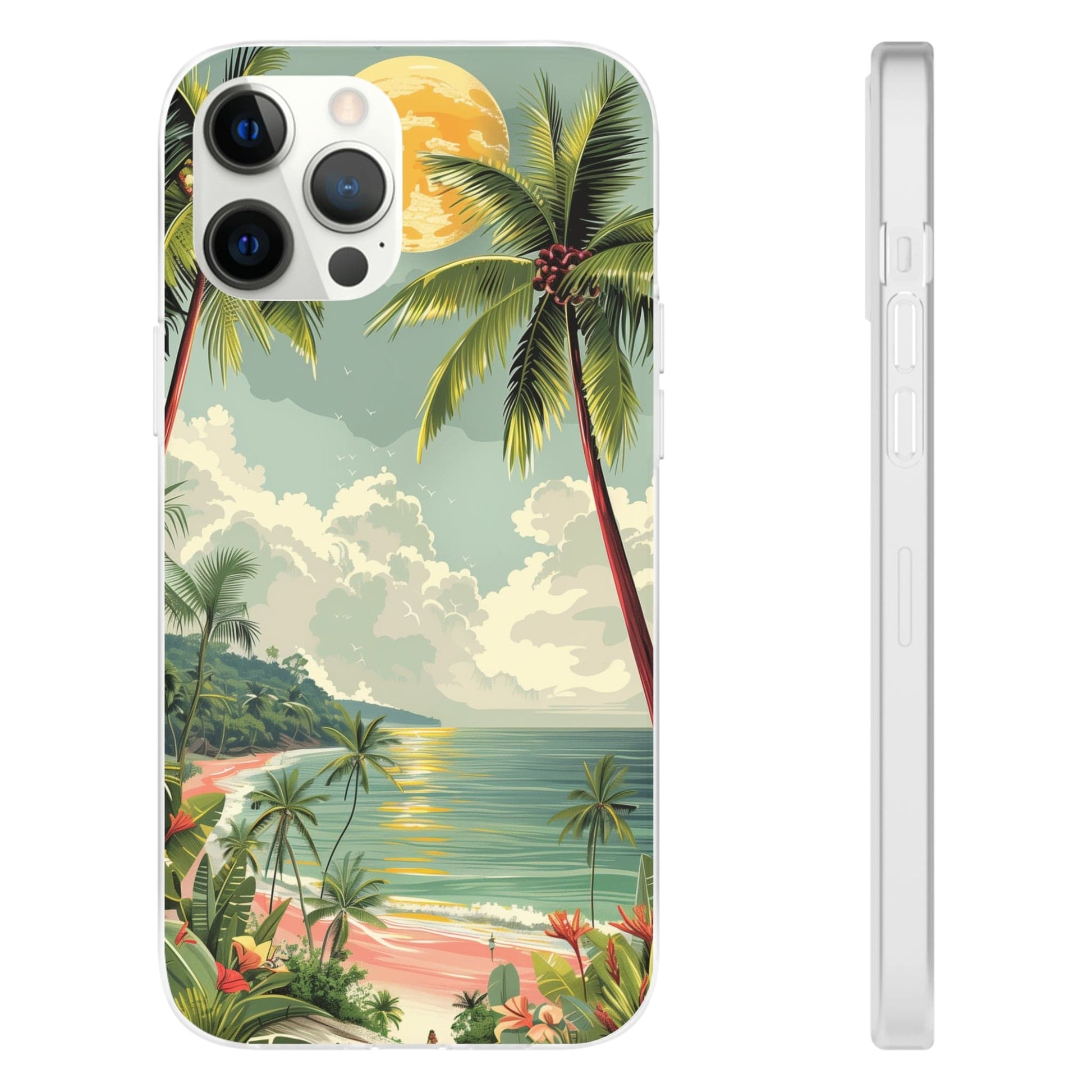 Printify Phone Case Summer Beach Vibes Flexi Cases