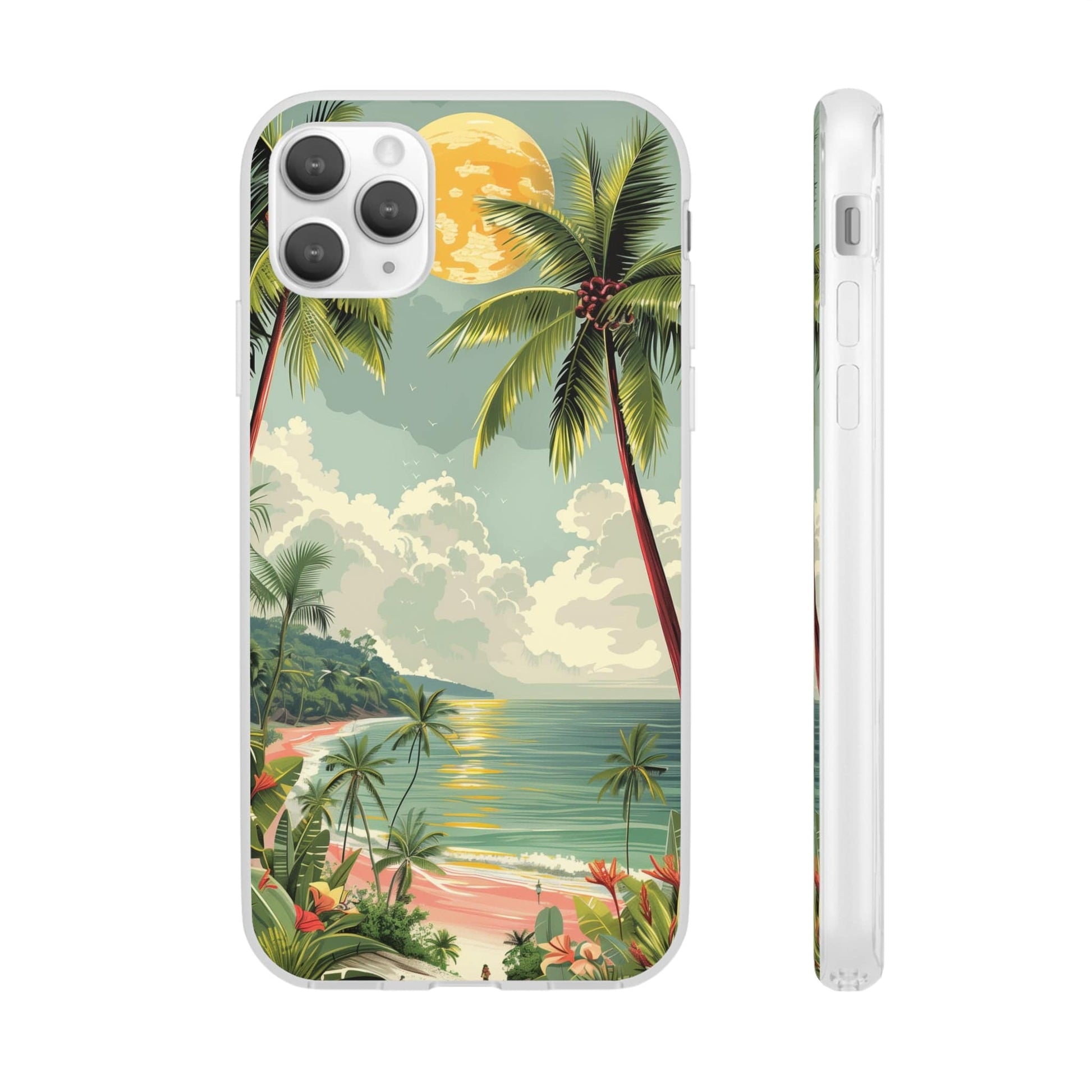 Printify Phone Case Summer Beach Vibes Flexi Cases