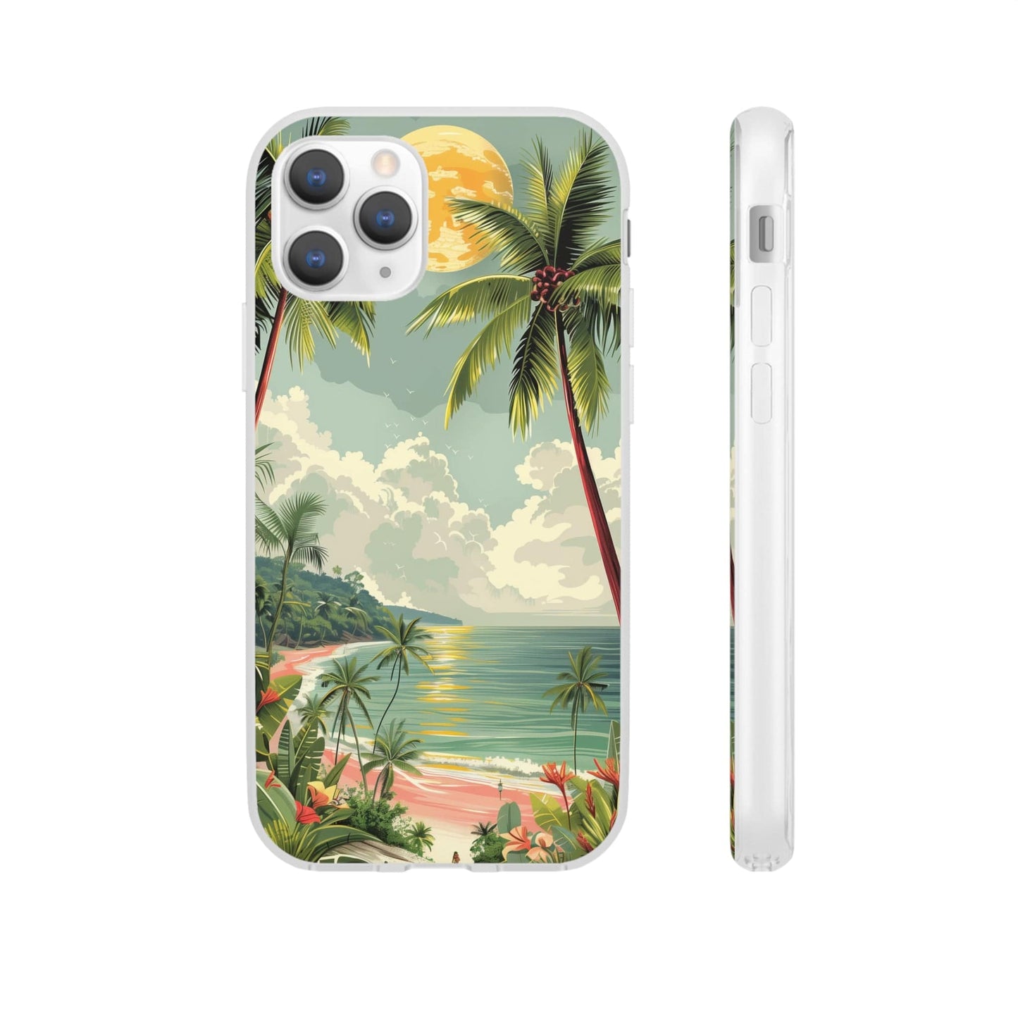 Printify Phone Case Summer Beach Vibes Flexi Cases