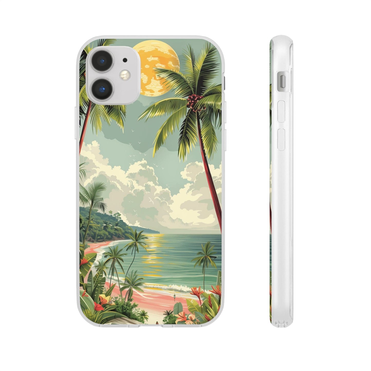 Printify Phone Case Summer Beach Vibes Flexi Cases