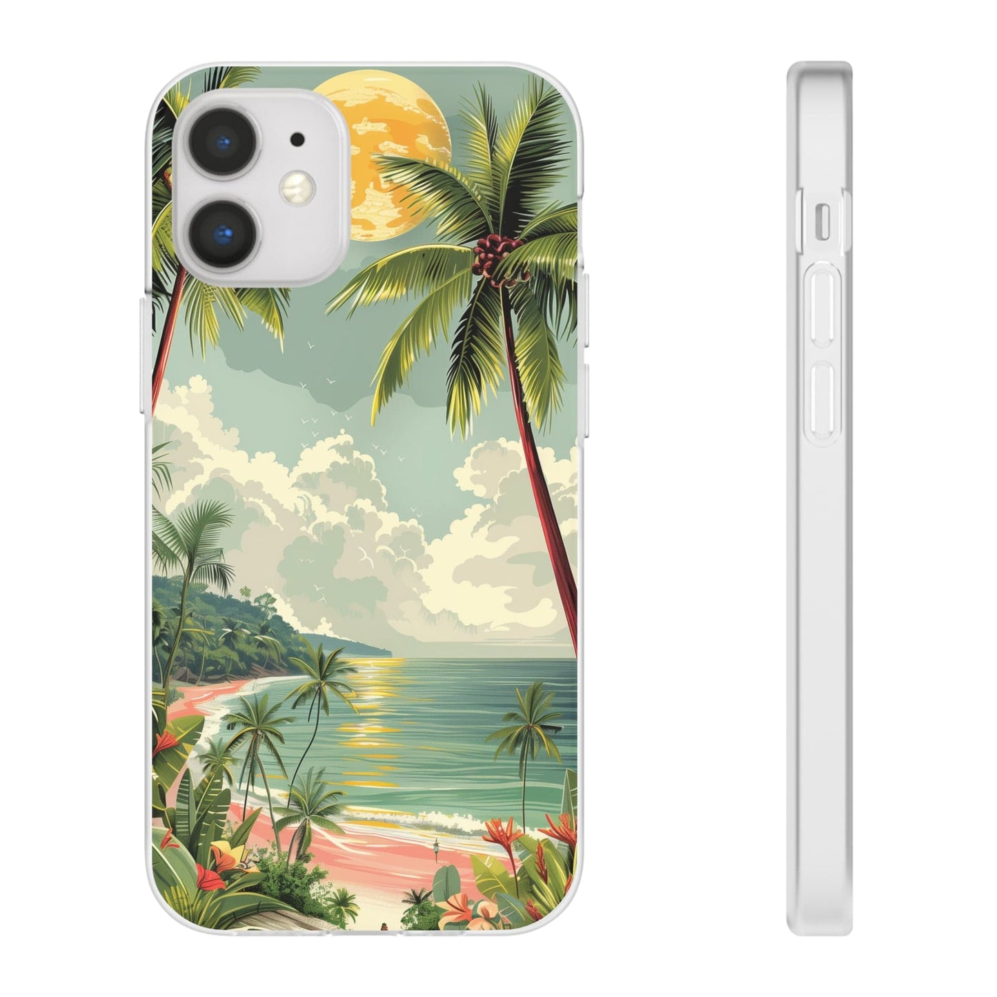 Printify Phone Case Summer Beach Vibes Flexi Cases