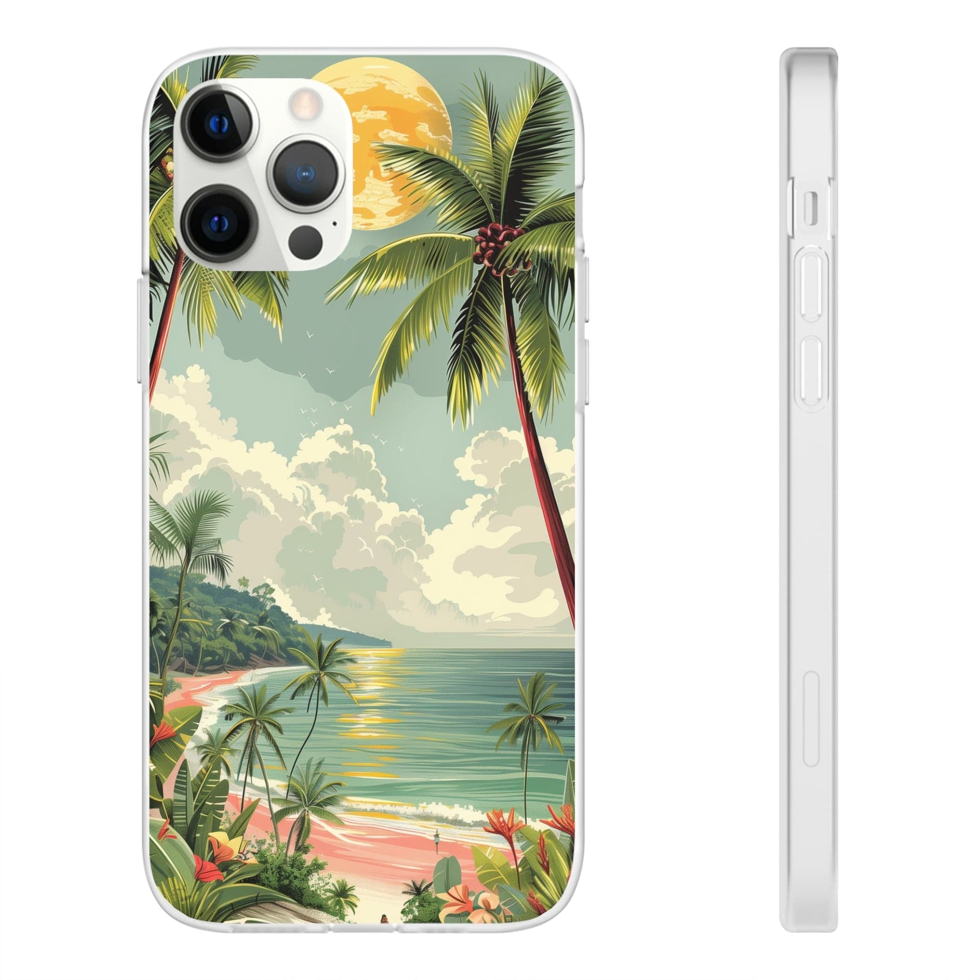 Printify Phone Case Summer Beach Vibes Flexi Cases