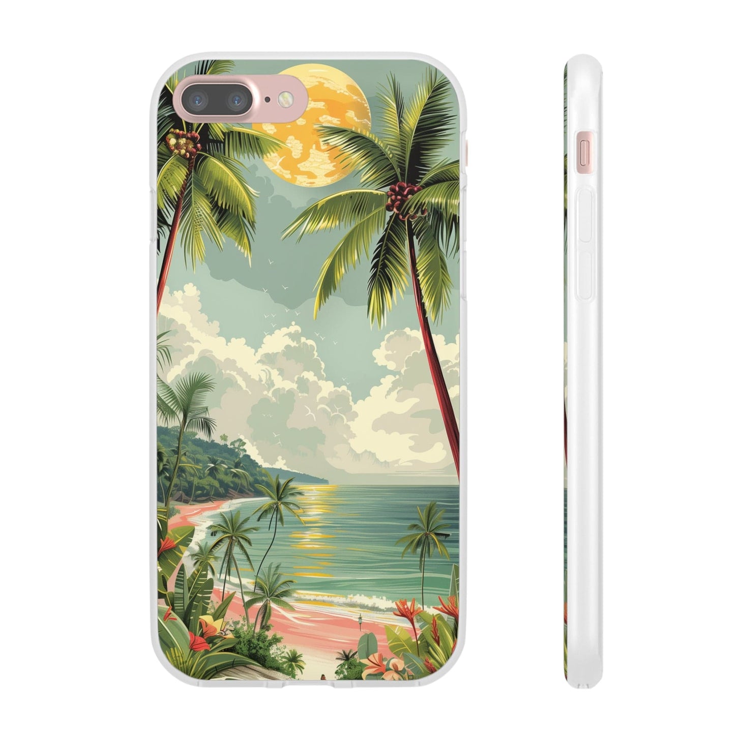 Printify Phone Case Summer Beach Vibes Flexi Cases