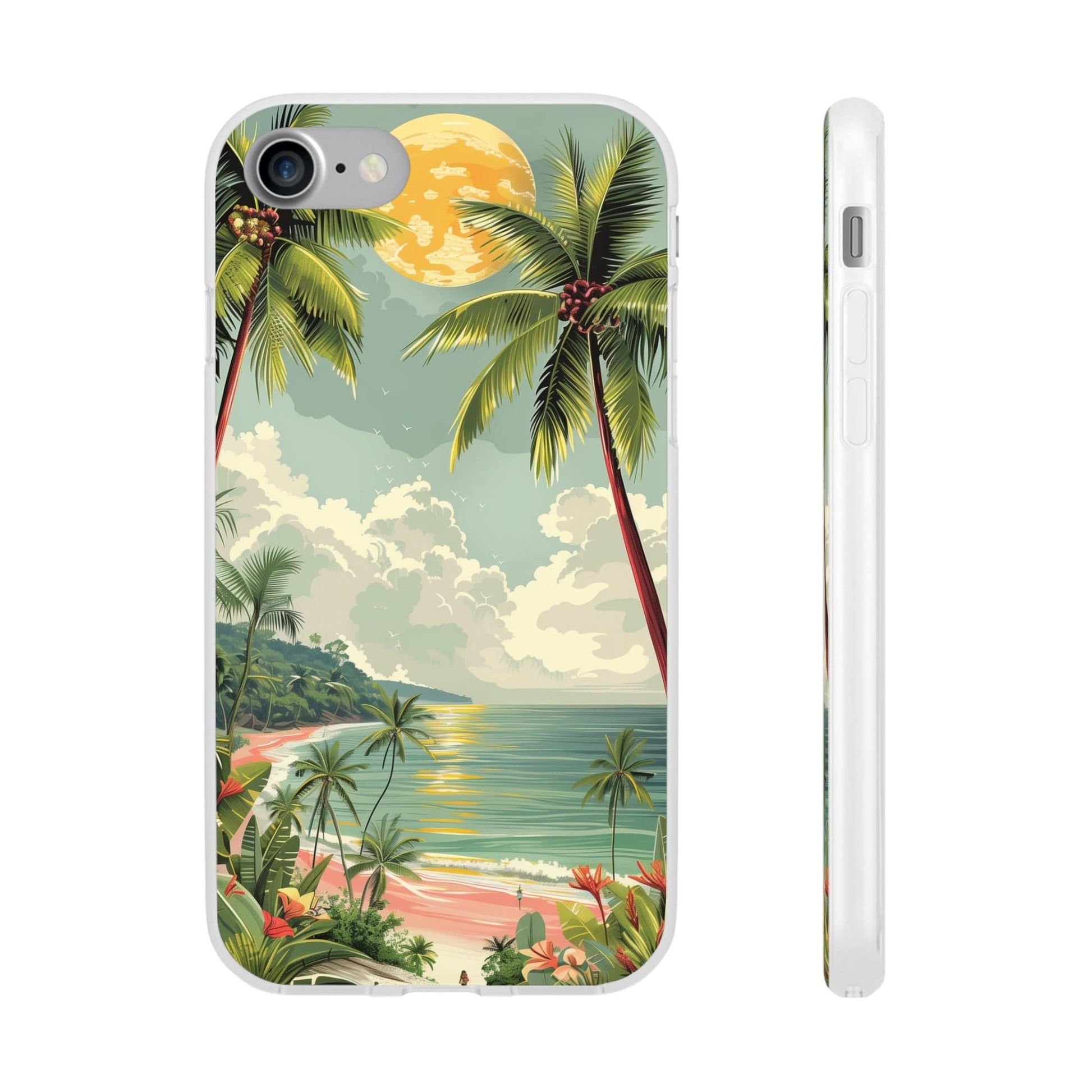 Printify Phone Case Summer Beach Vibes Flexi Cases