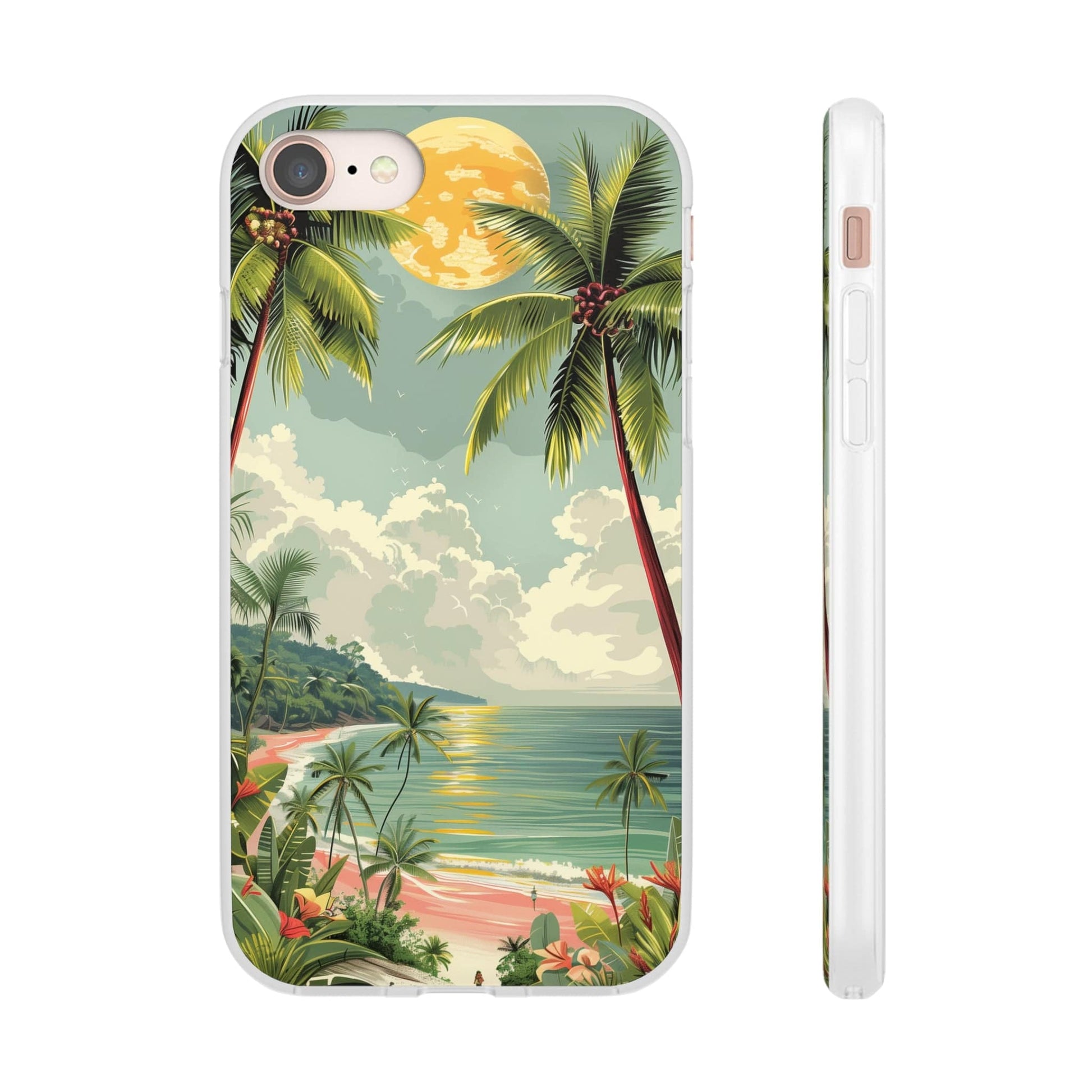 Printify Phone Case Summer Beach Vibes Flexi Cases