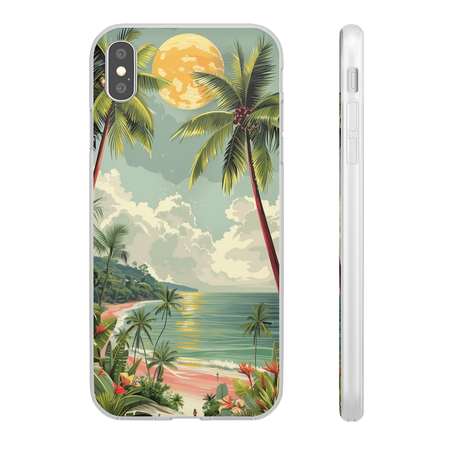 Printify Phone Case Summer Beach Vibes Flexi Cases