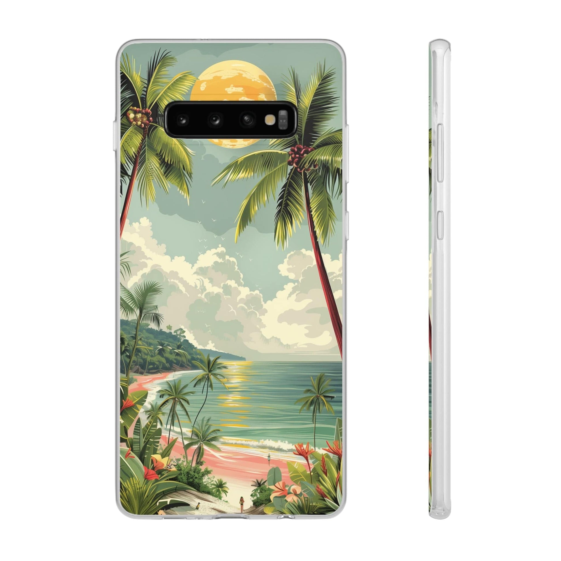 Printify Phone Case Summer Beach Vibes Flexi Cases