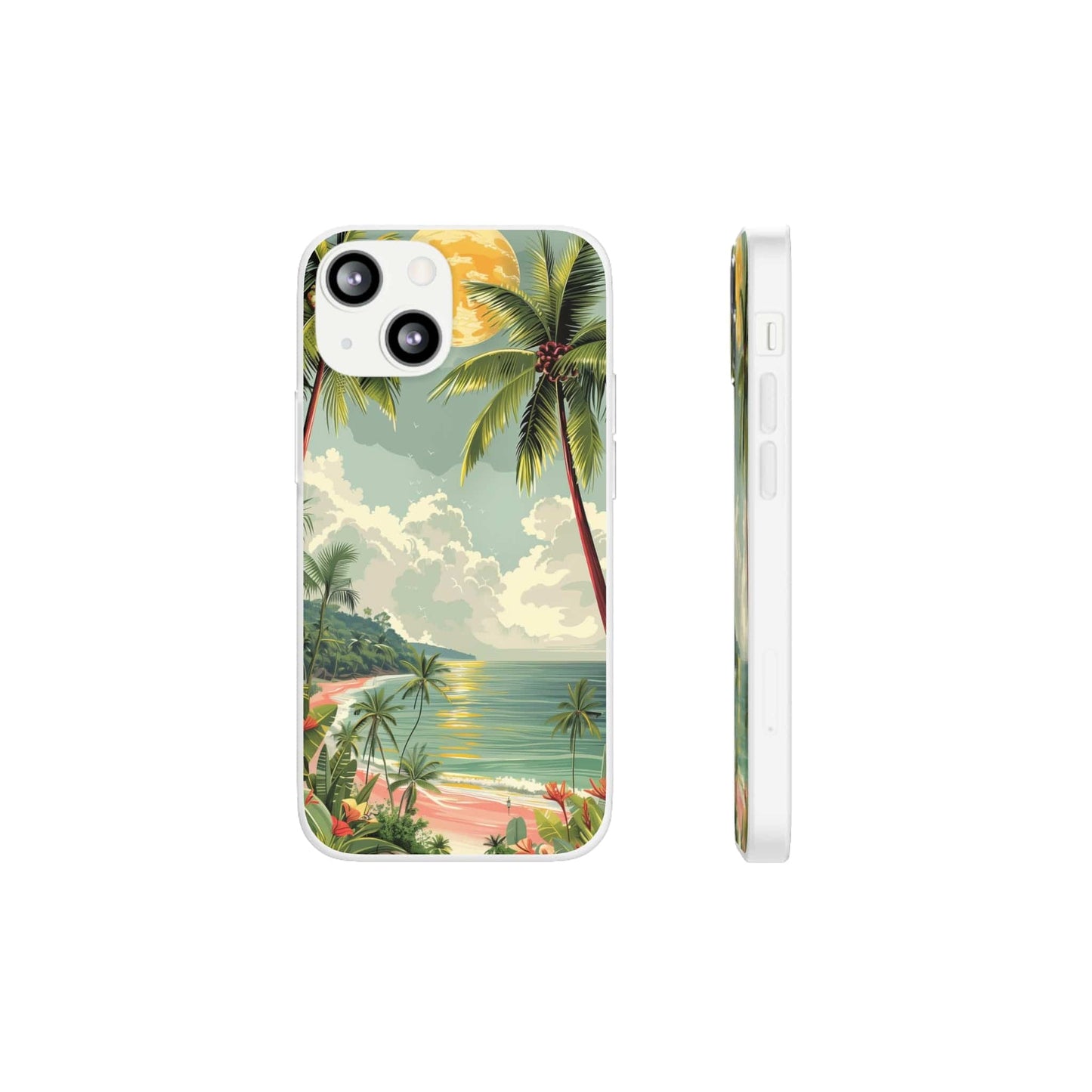 Printify Phone Case Summer Beach Vibes Flexi Cases