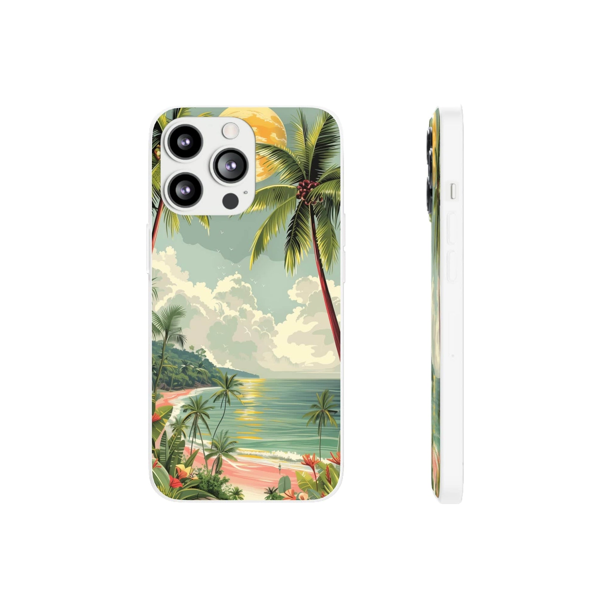 Printify Phone Case Summer Beach Vibes Flexi Cases