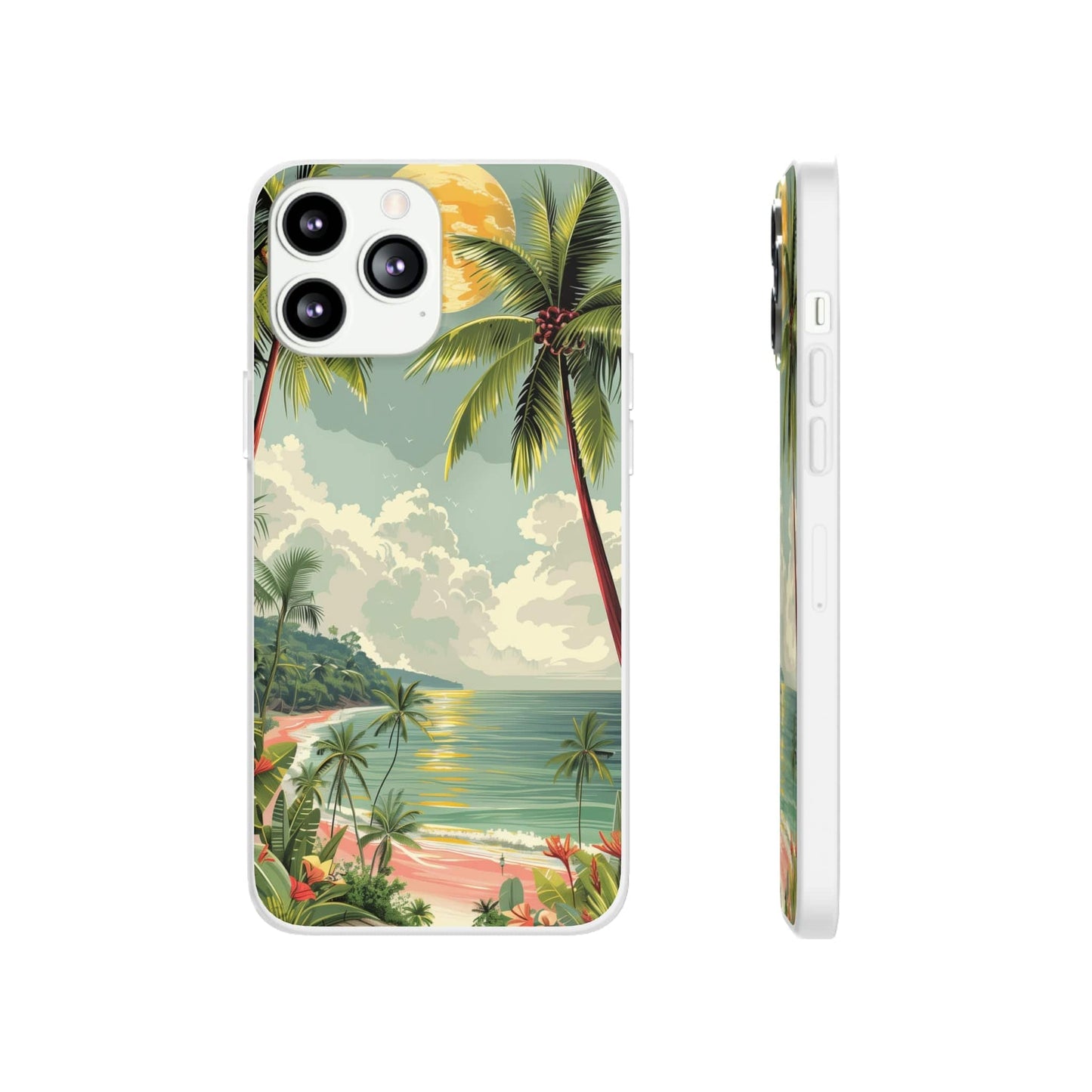 Printify Phone Case Summer Beach Vibes Flexi Cases