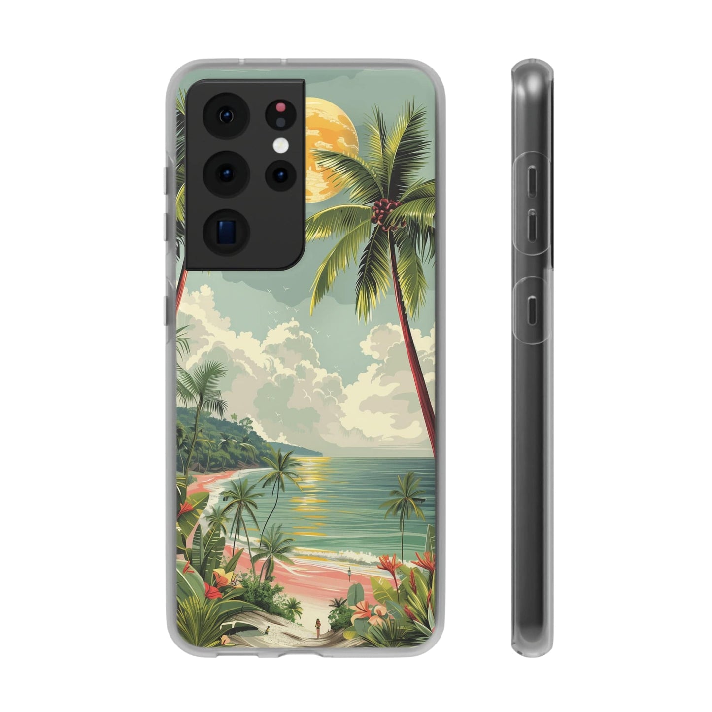 Printify Phone Case Summer Beach Vibes Flexi Cases