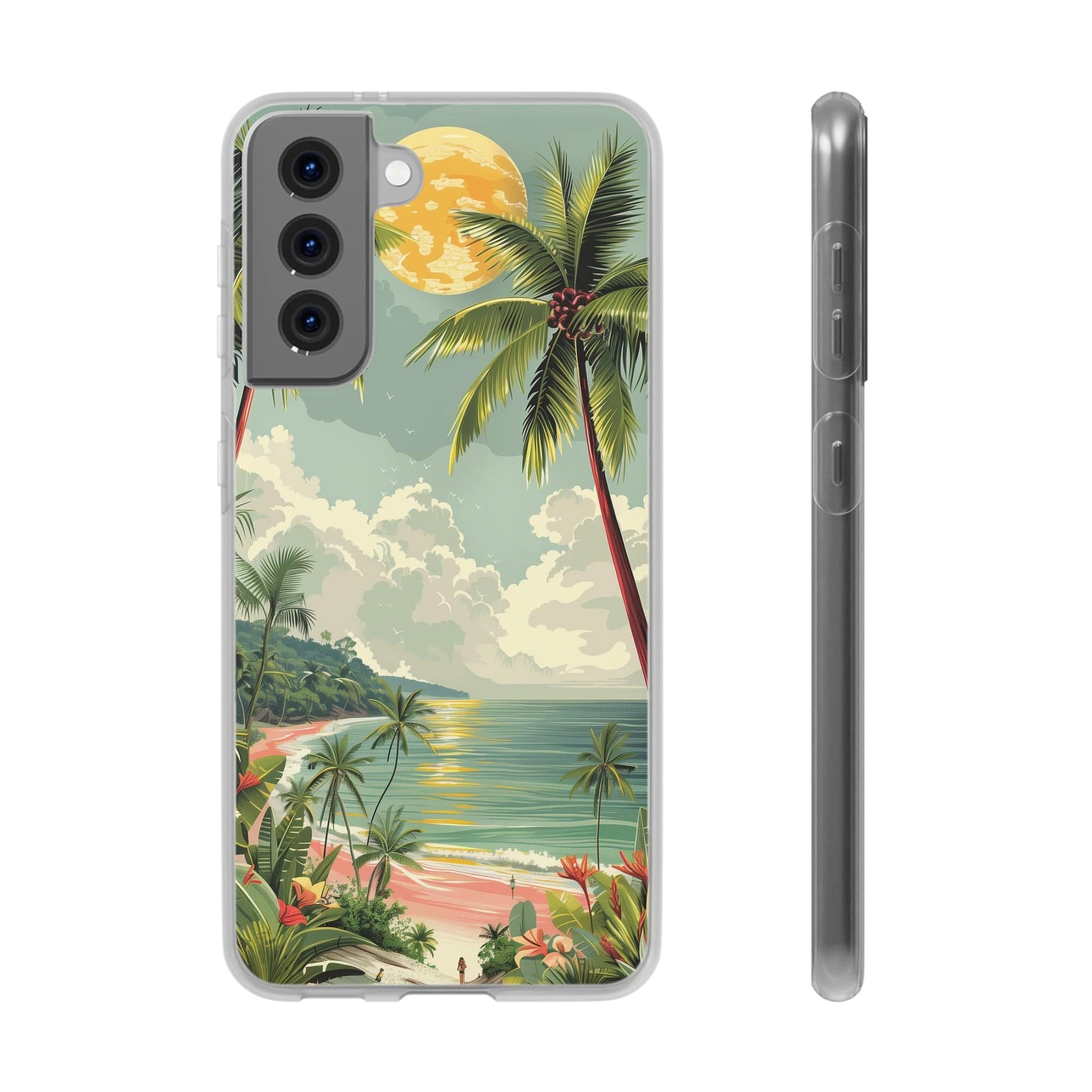 Printify Phone Case Summer Beach Vibes Flexi Cases