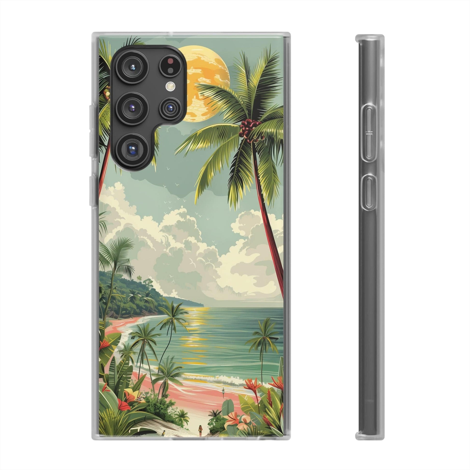 Printify Phone Case Summer Beach Vibes Flexi Cases