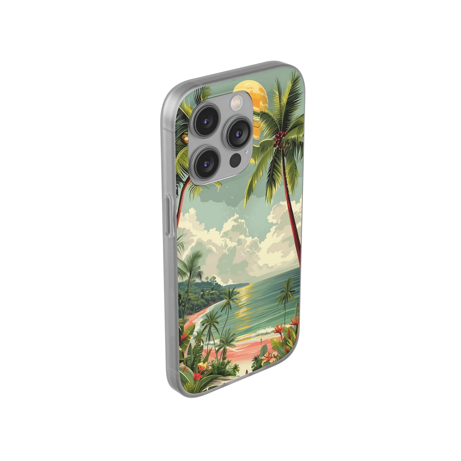 Printify Phone Case Summer Beach Vibes Flexi Cases