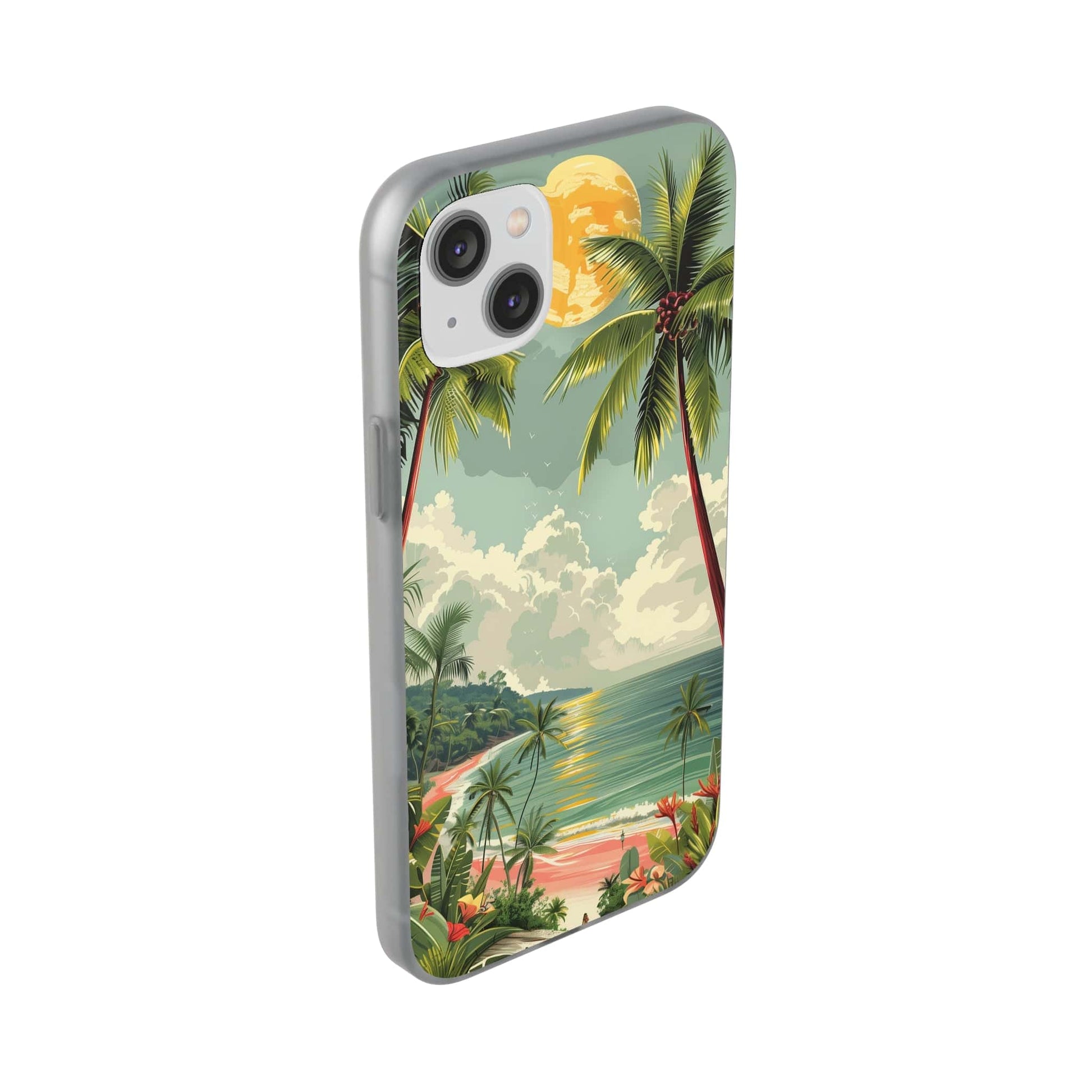 Printify Phone Case Summer Beach Vibes Flexi Cases