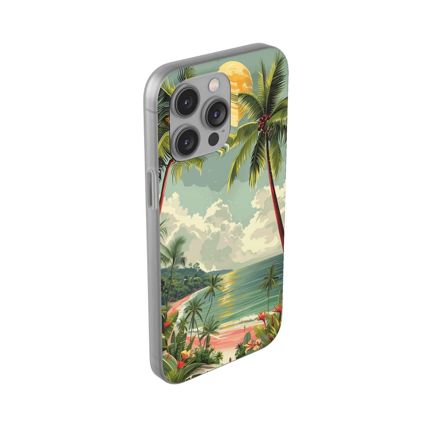 Printify Phone Case Summer Beach Vibes Flexi Cases