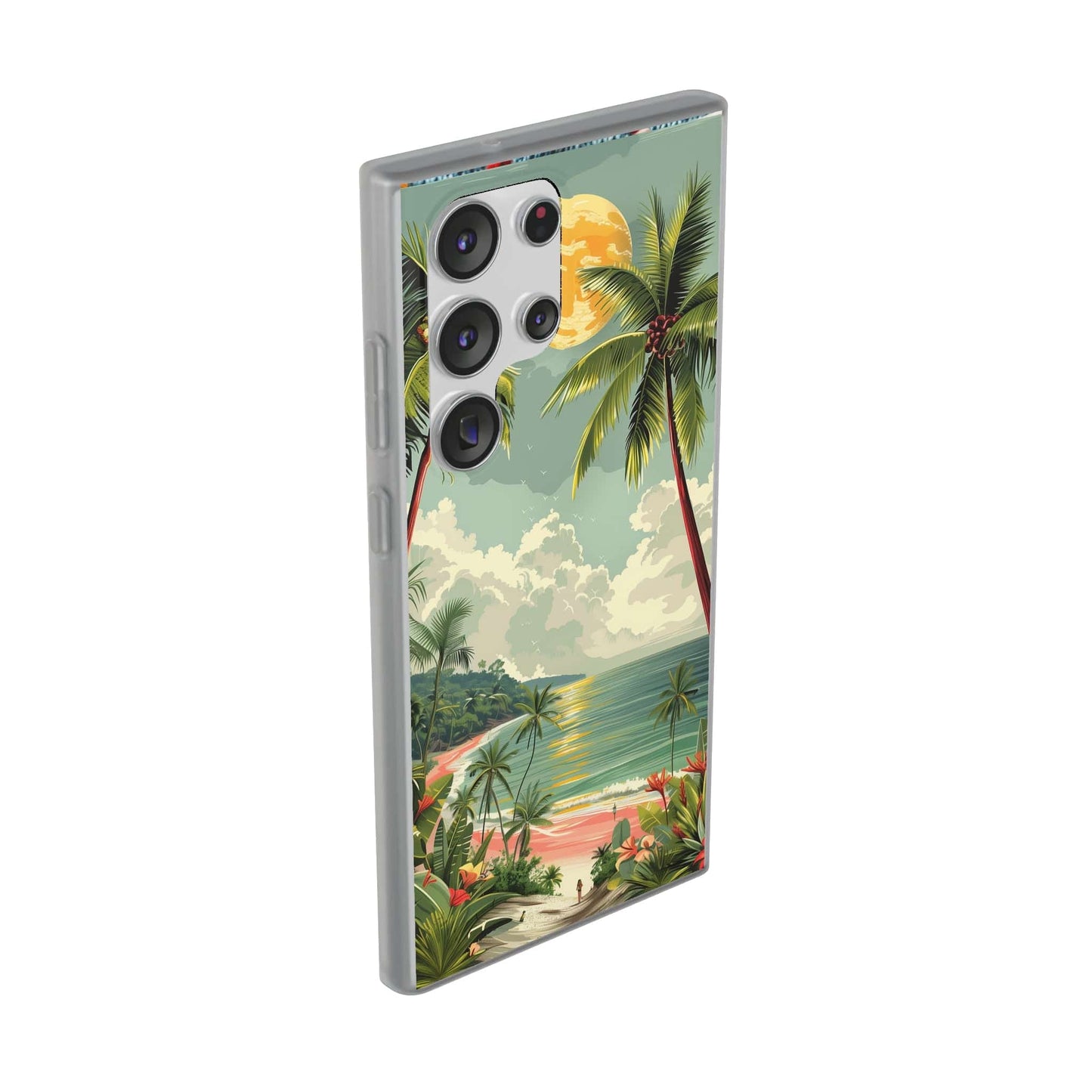 Printify Phone Case Summer Beach Vibes Flexi Cases