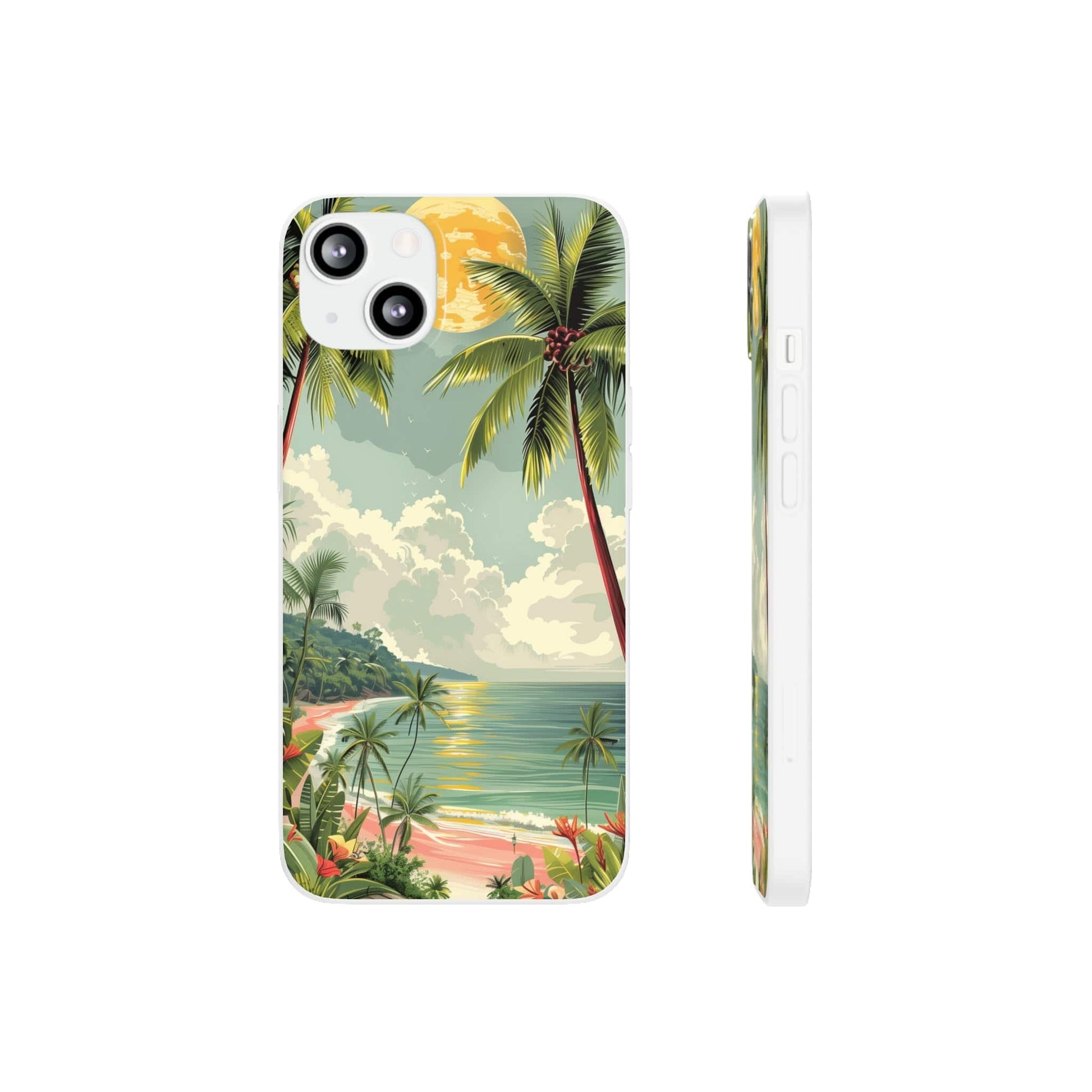 Printify Phone Case Summer Beach Vibes Flexi Cases