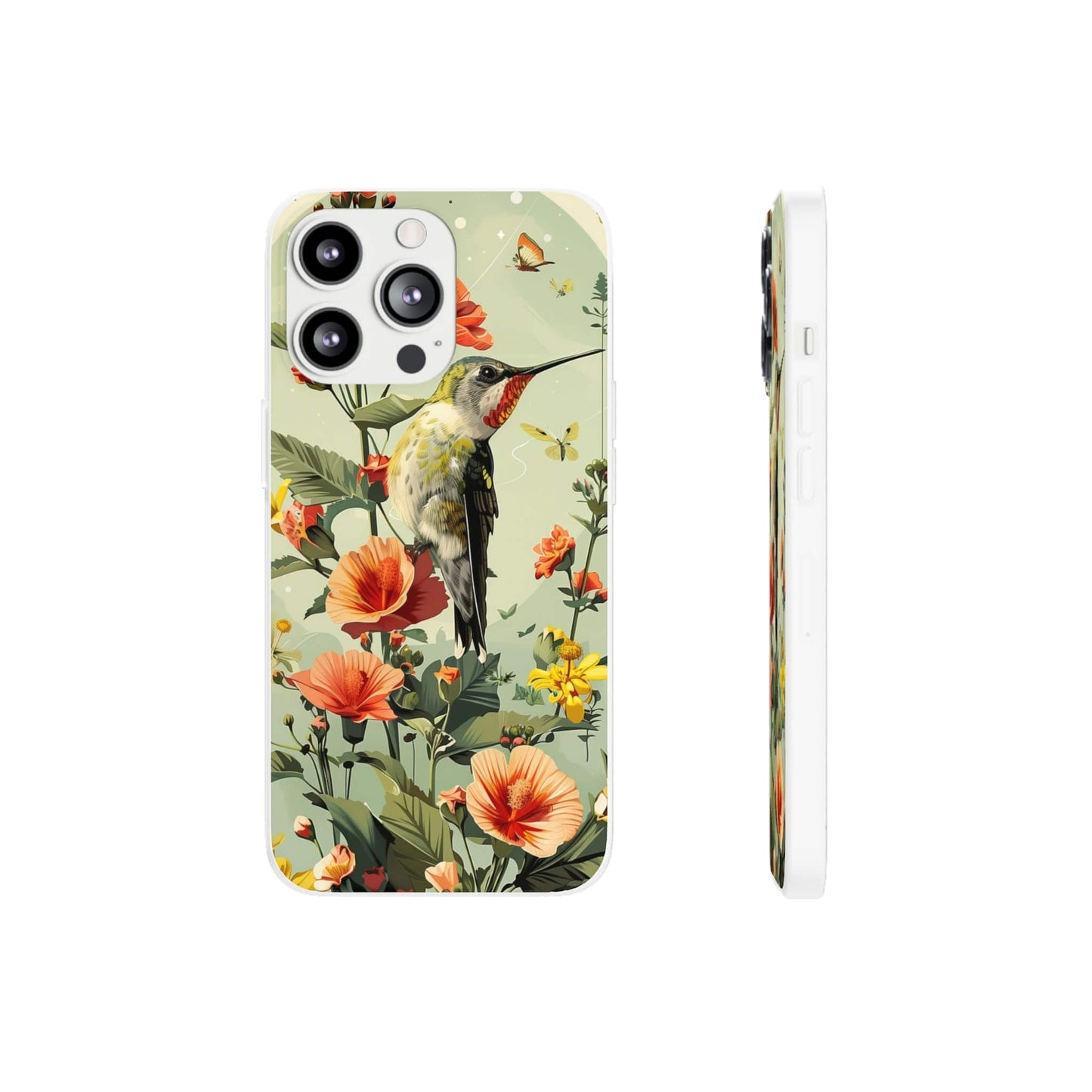 Printify Phone Case Summer Spring Bird Flexi Cases