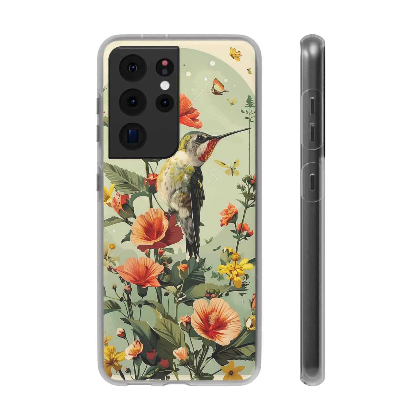 Printify Phone Case Summer Spring Bird Flexi Cases